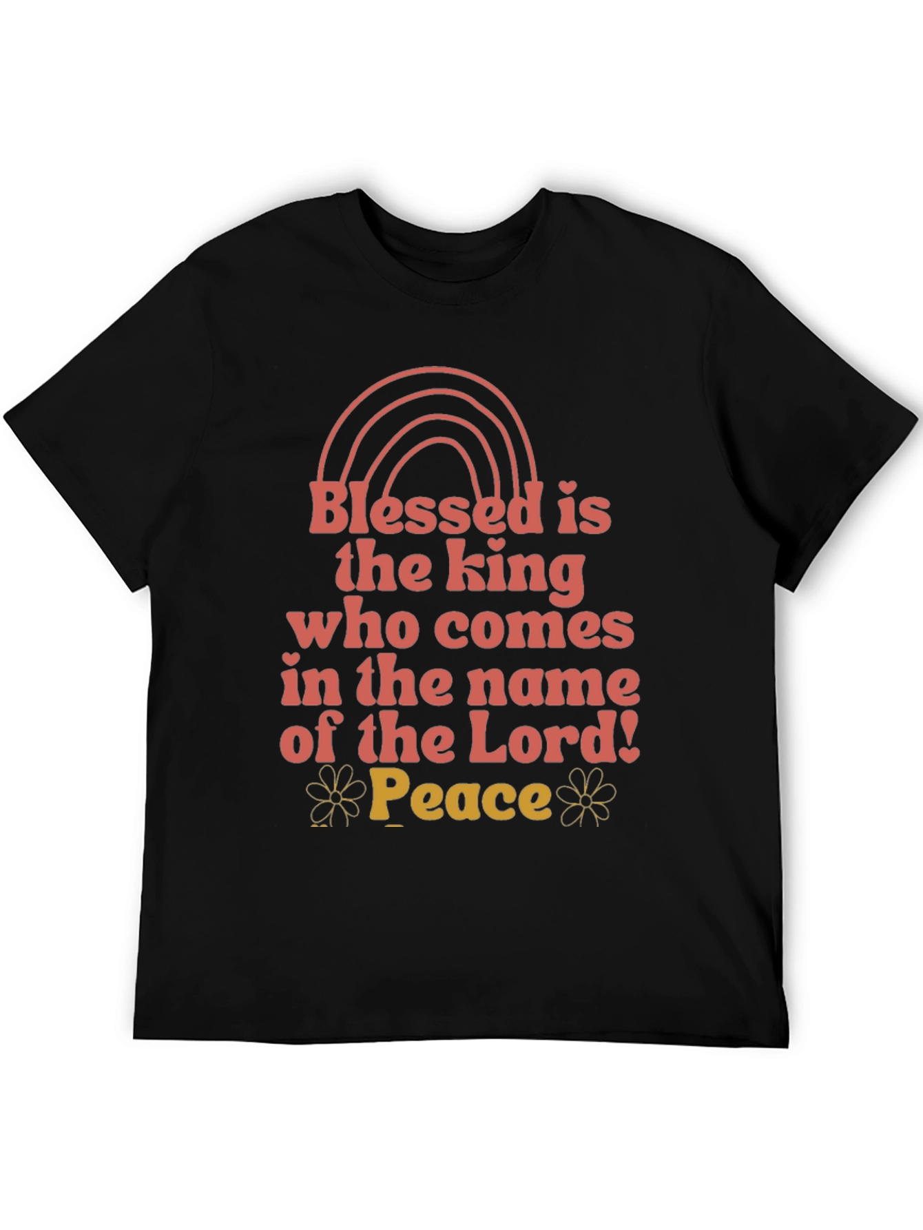 Black Blessed is the King Graphic T-Shirt view 5