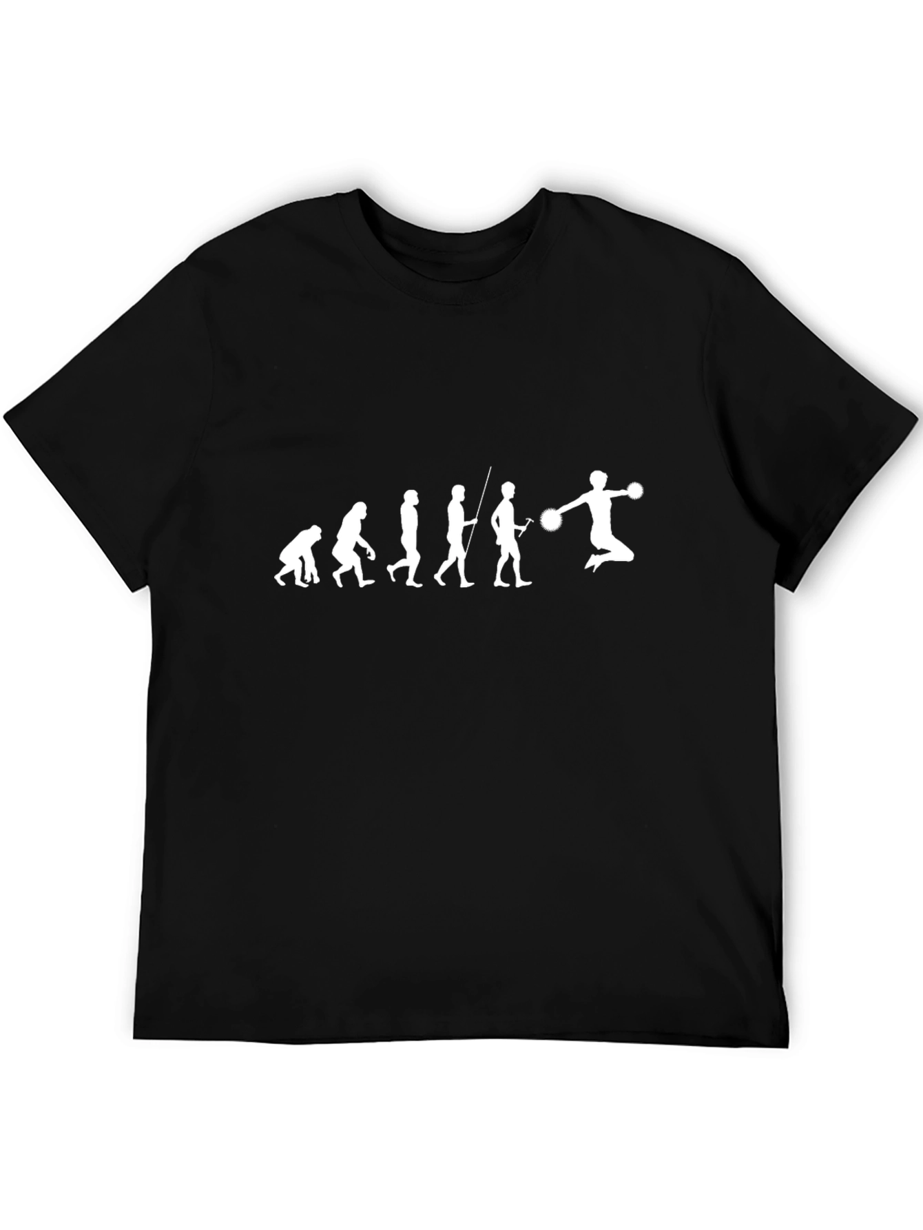 Black Handball Evolution Black T-Shirt view 5