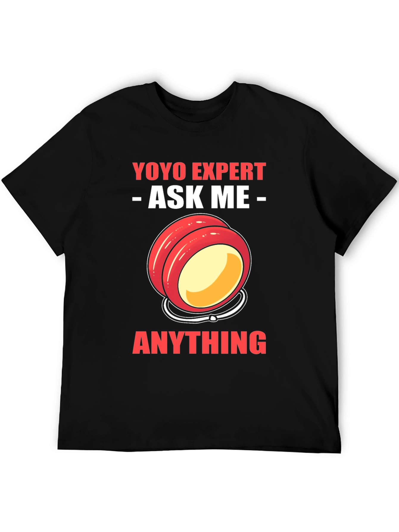 Black Yoyo Expert T-Shirt - Ask Me Anything! view 5