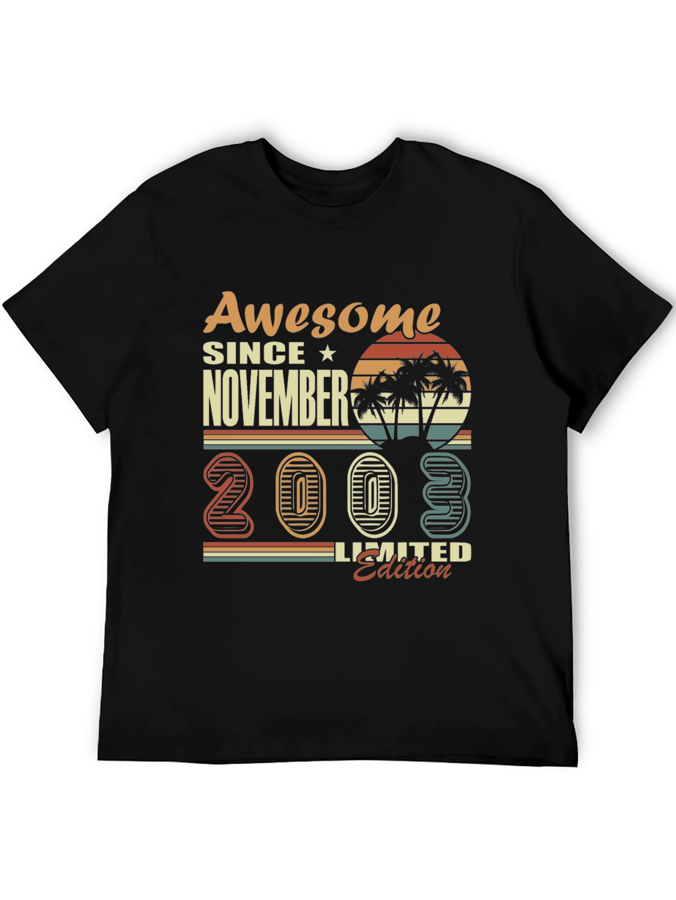 Black Awesome Since November 2003 Limited Edition T-Shirt view 5