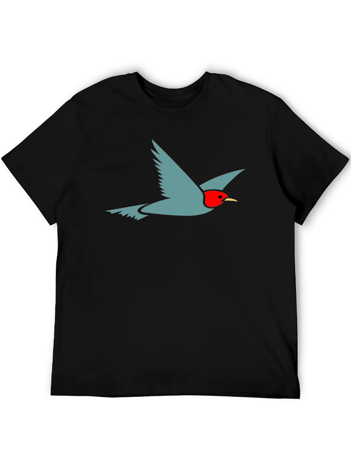 Black Bird Graphic Black T-Shirt | Casual Wear view 5