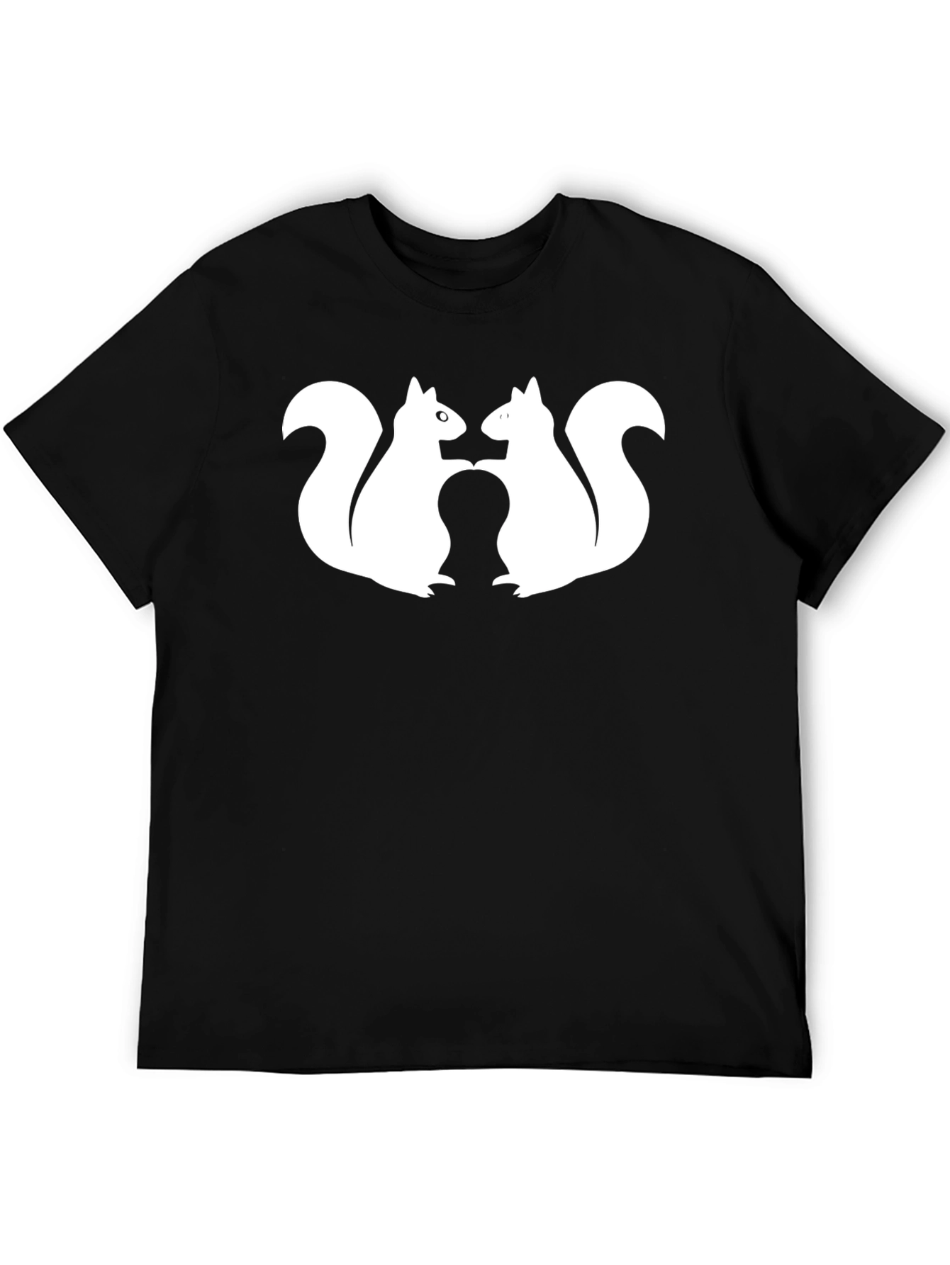 Black Squirrel Love Black T-Shirt view 5