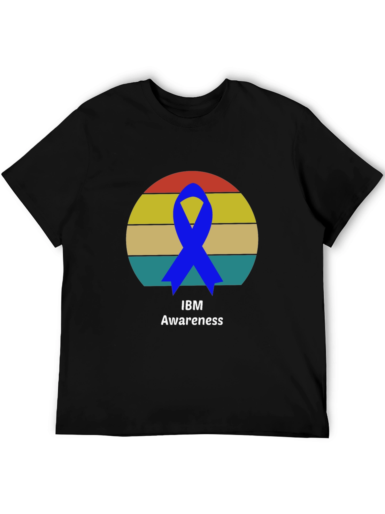 Black Awareness Ribbon Graphic Tee - Soft Cotton Blend view 5