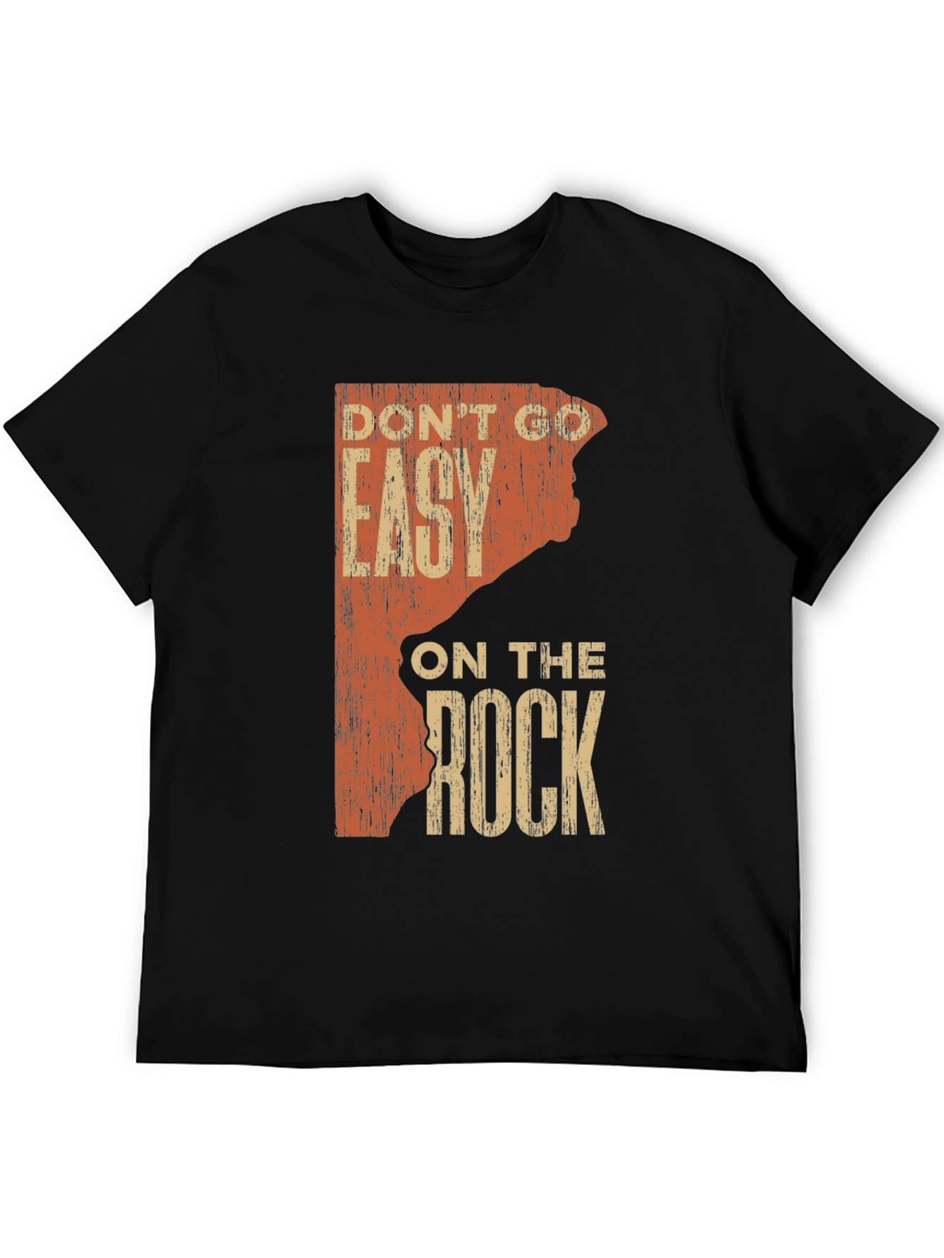 Black Rock Climbing T-Shirt: Don't Go Easy on the Rock view 5