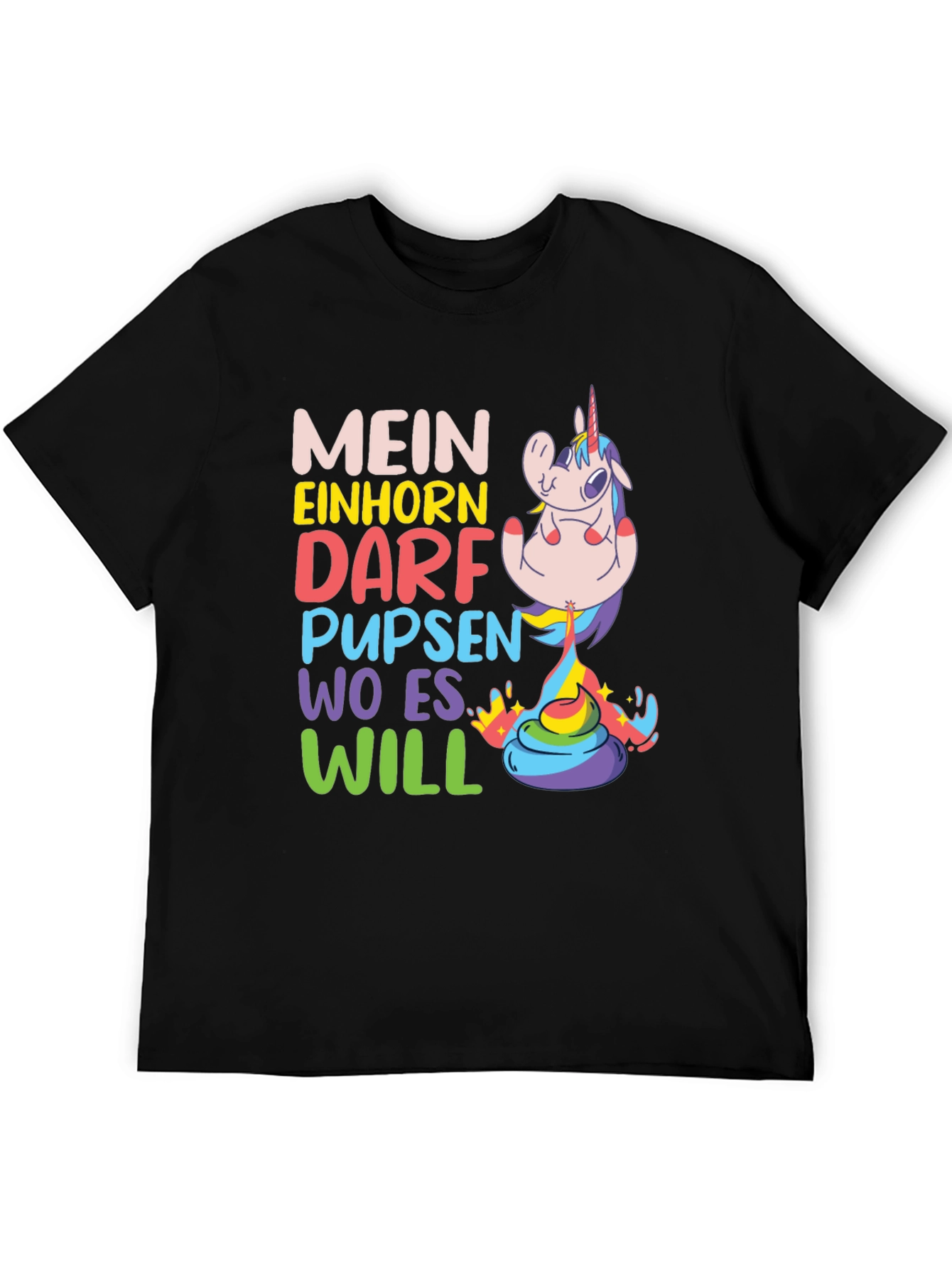Funny Unicorn Fart T-Shirt - Mein Einhorn - 5