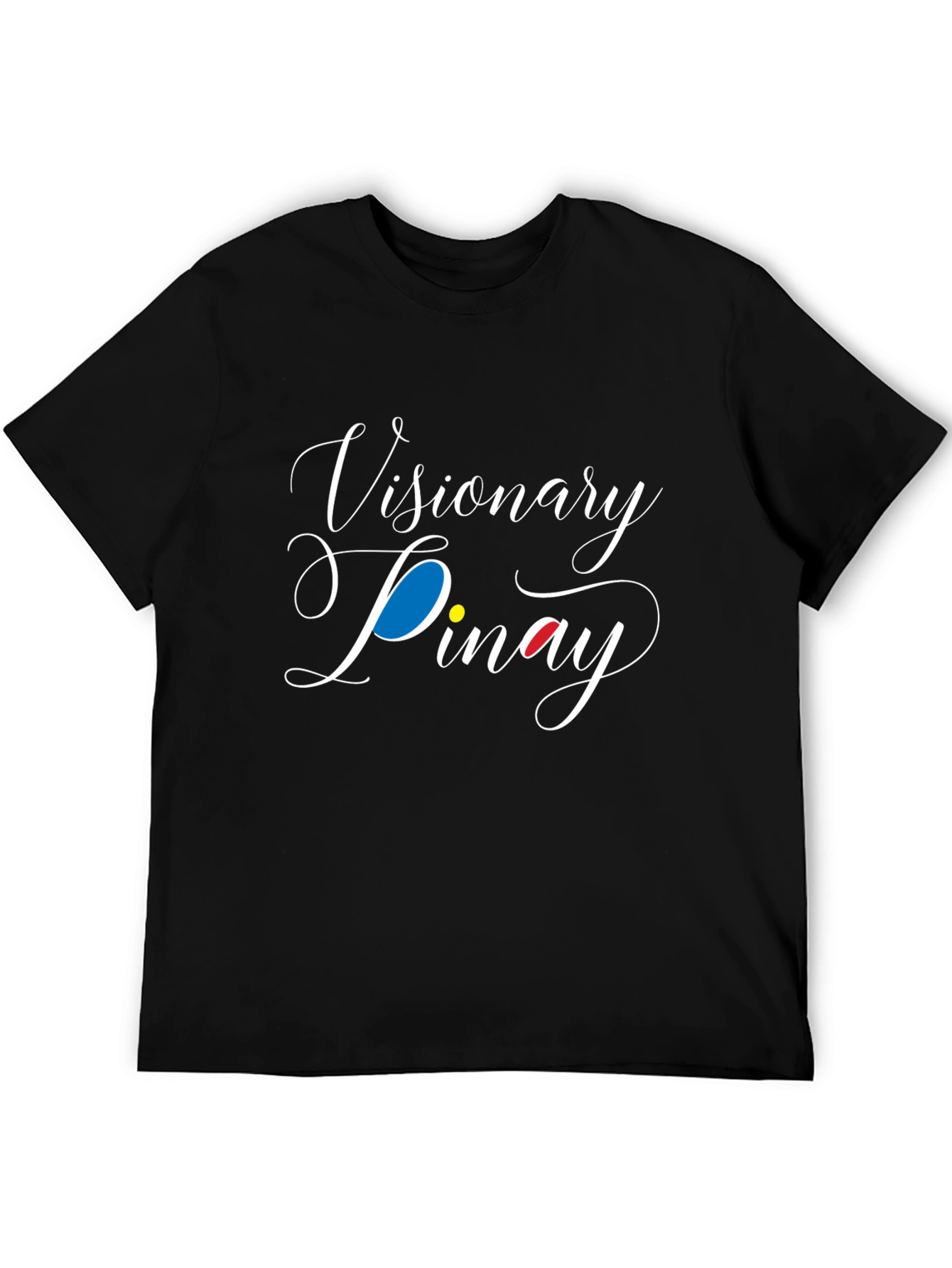 Visionary Pinay Black Graphic T-Shirt - 5