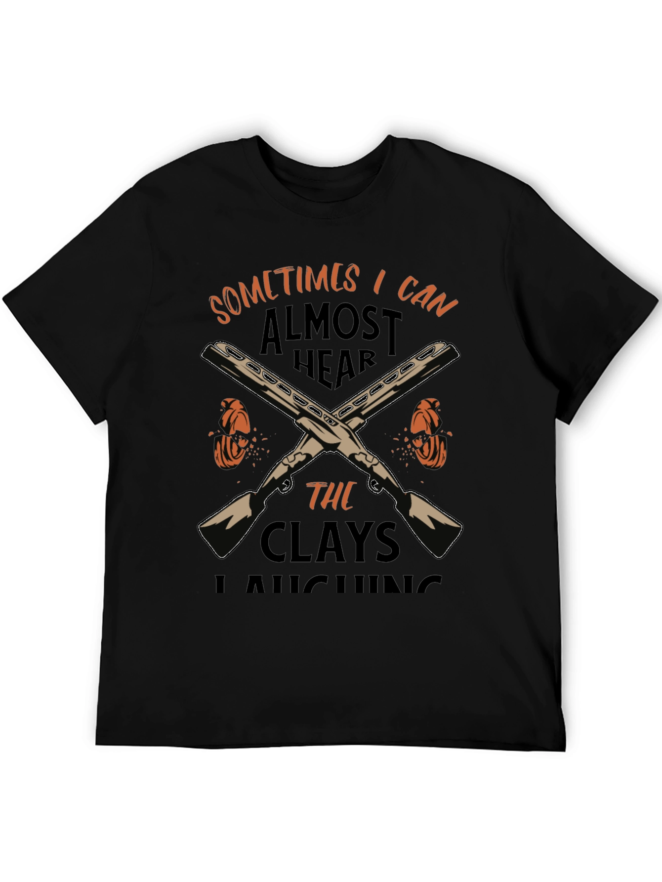 Black Clays Laughing T-Shirt view 5