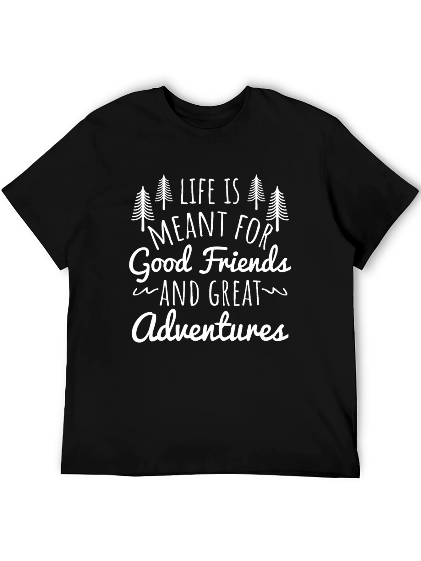 Black Life Is Meant For Good Friends T-Shirt view 5