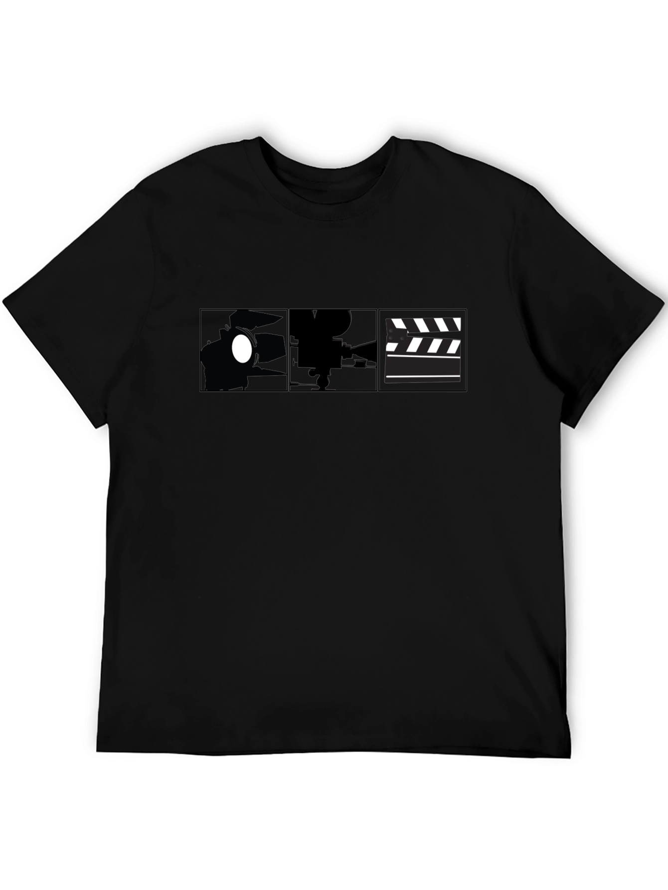 Black Movie Filmmaking Black Graphic T-Shirt view 5