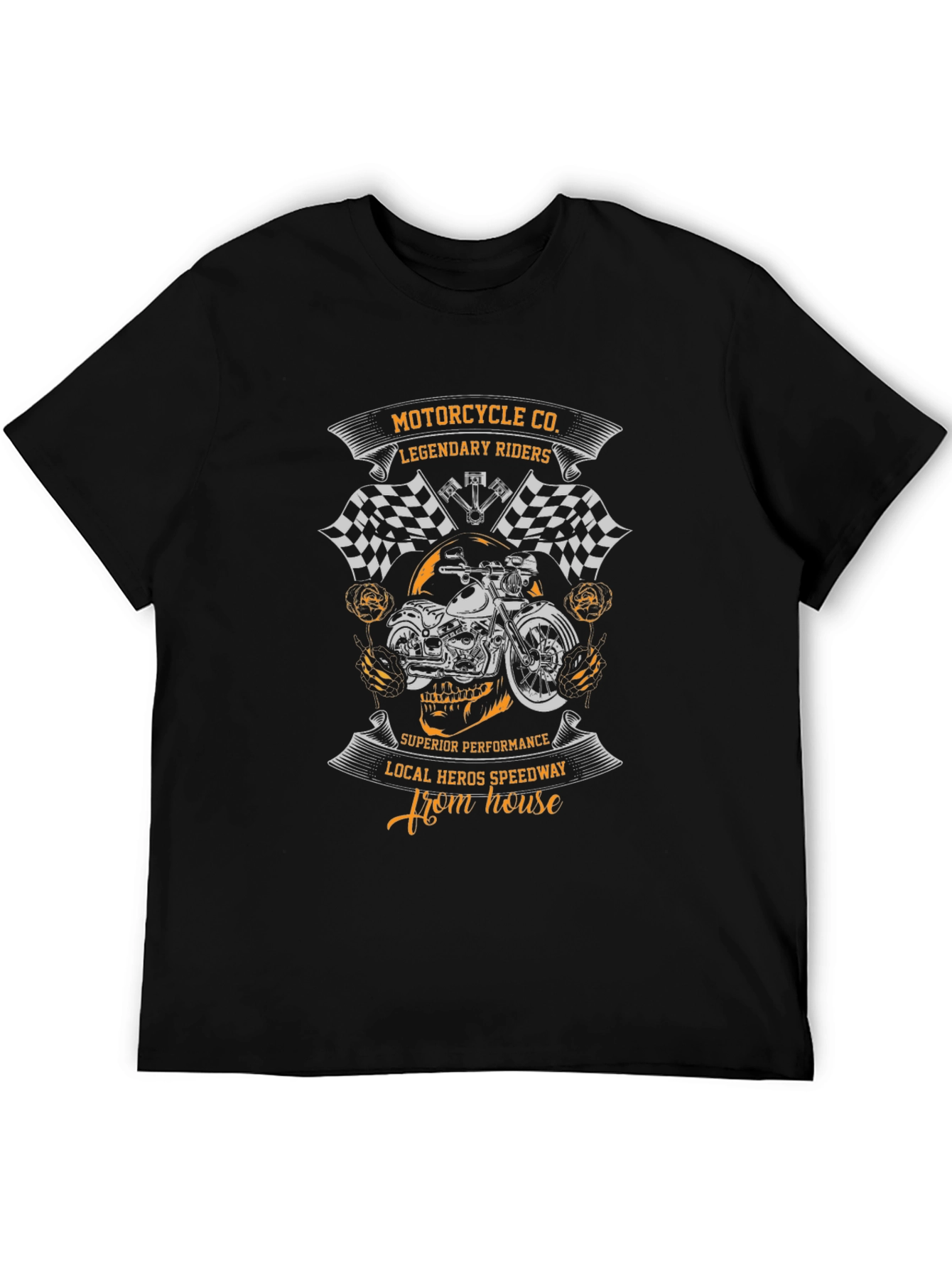Black Motorcycle Co. Legendary Riders Black T-Shirt view 5