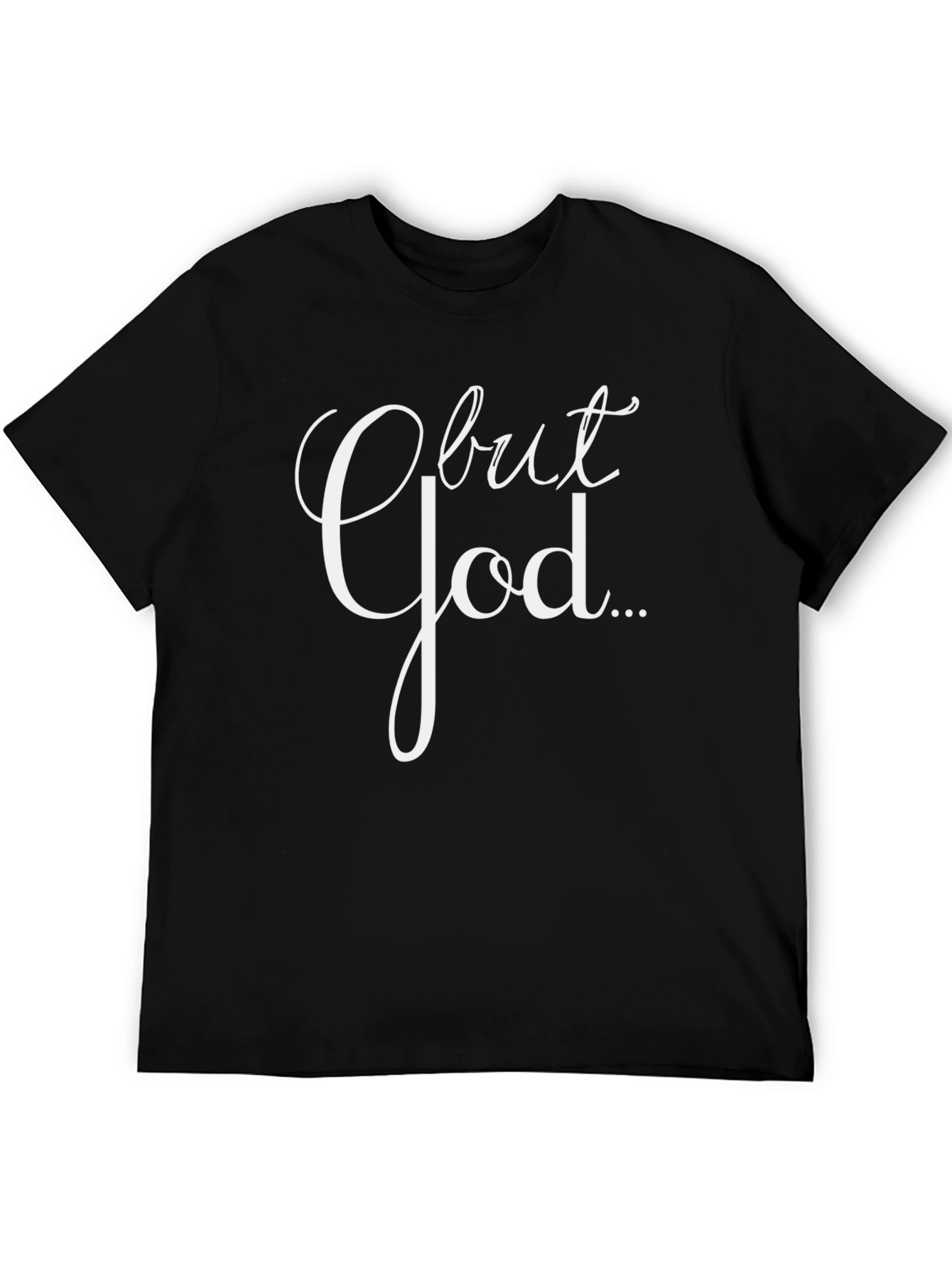 Black But God T-Shirt - Christian Apparel view 5
