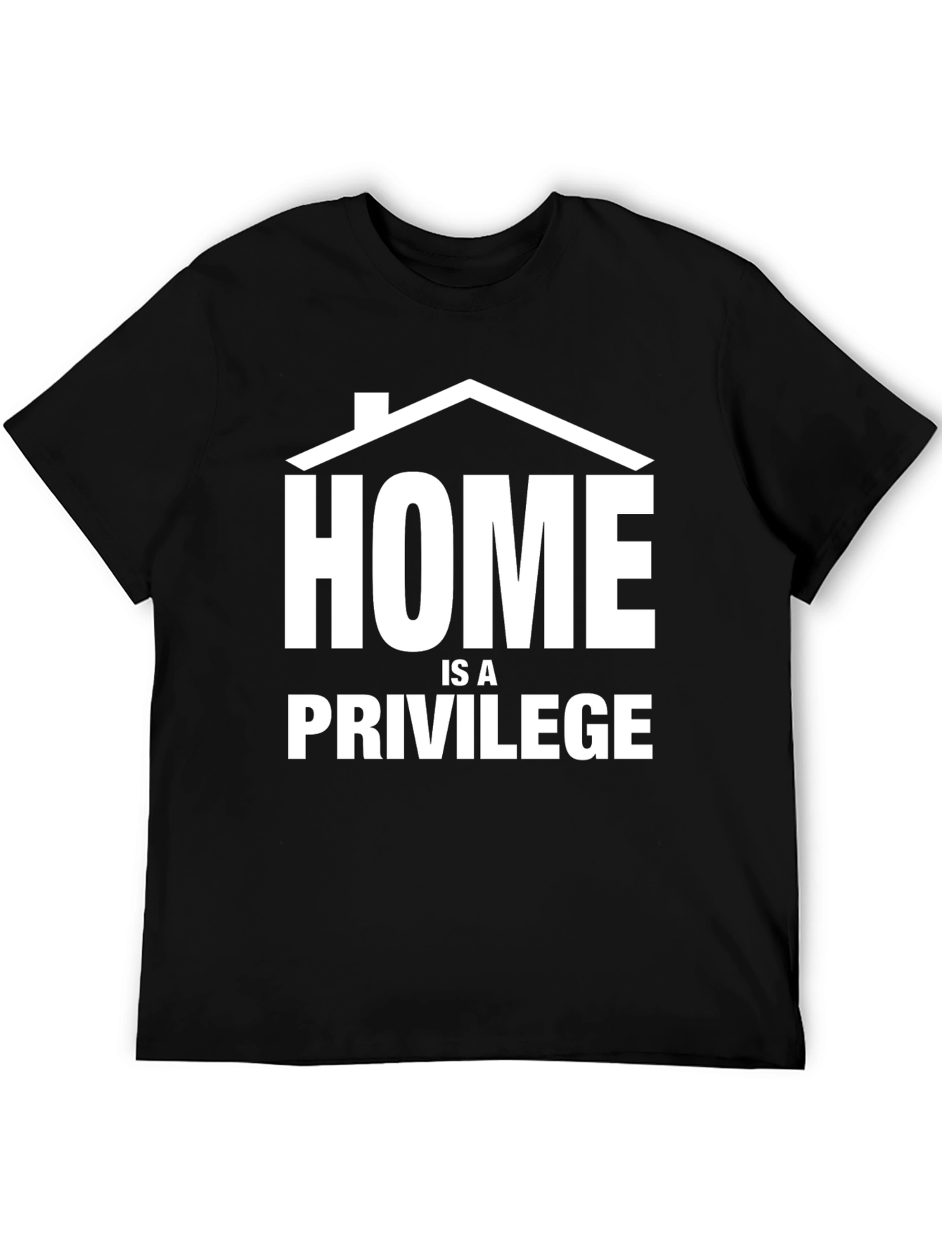 Black Home Is A Privilege T-Shirt view 5