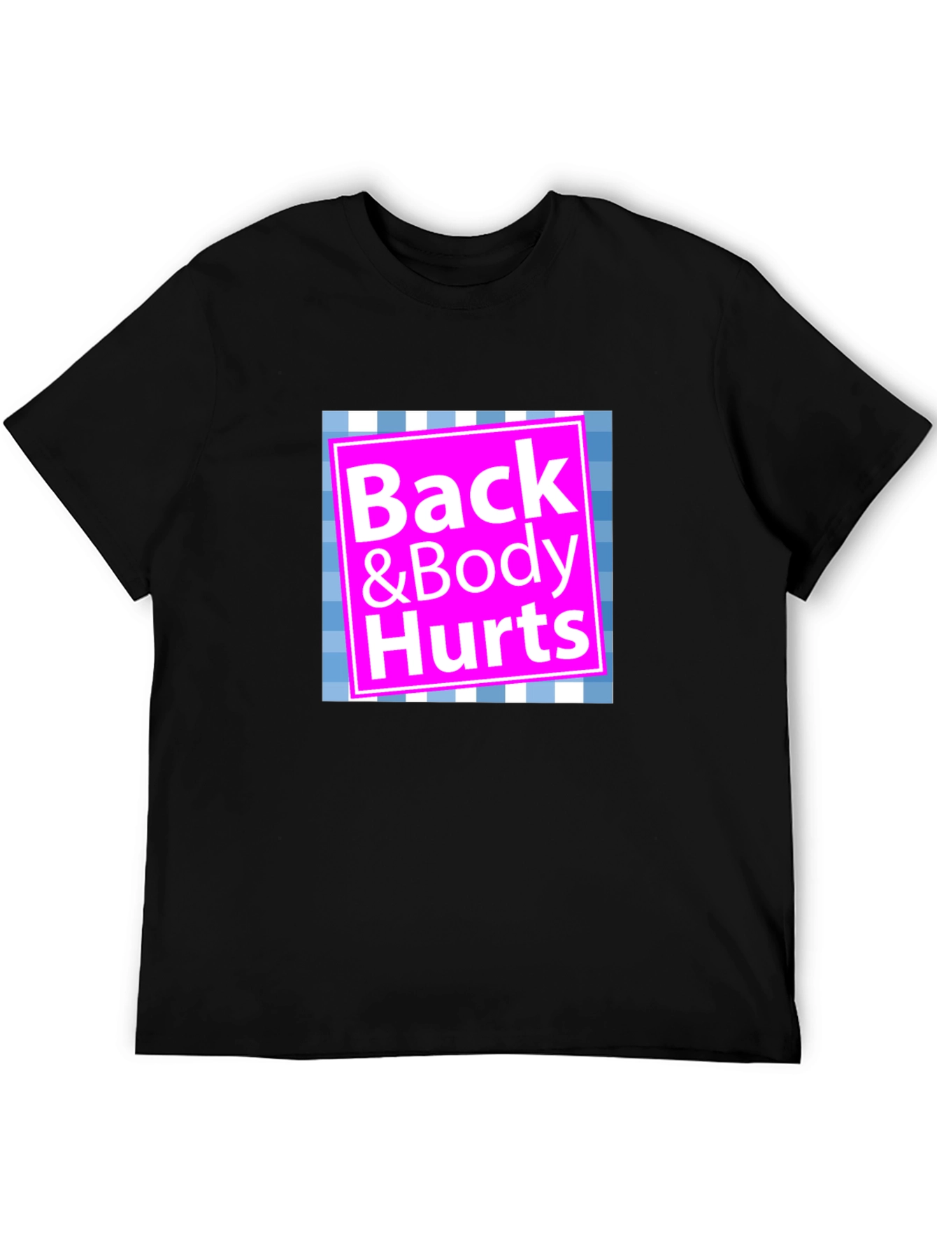 Black Back & Body Hurts Graphic T-Shirt view 5