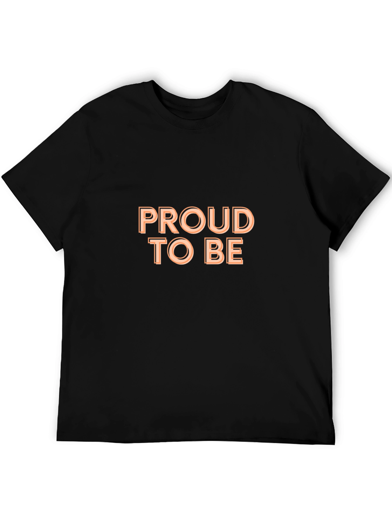 Black Proud to Be Statement T-Shirt view 5