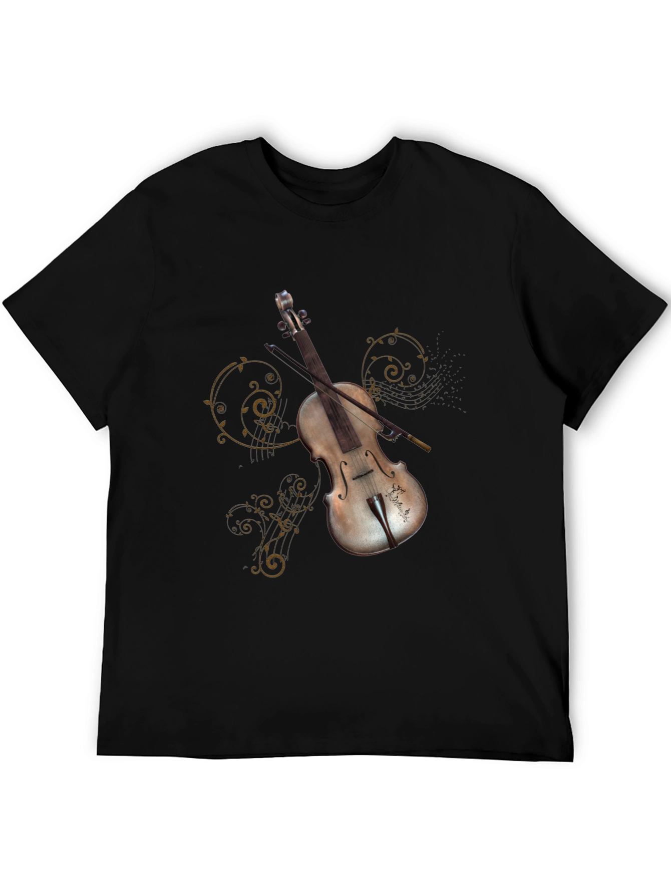 Black Violin Graphic Tee - Music Lover's T-Shirt view 5
