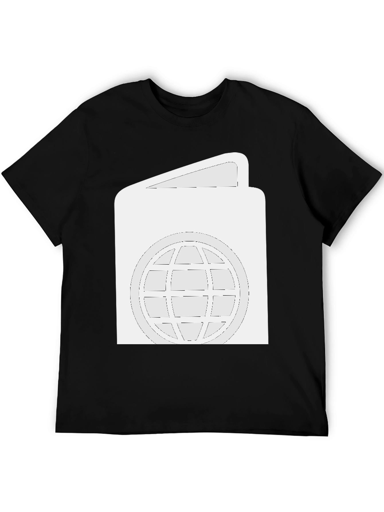 Black Passport T-Shirt - Travel the World in Style! view 5