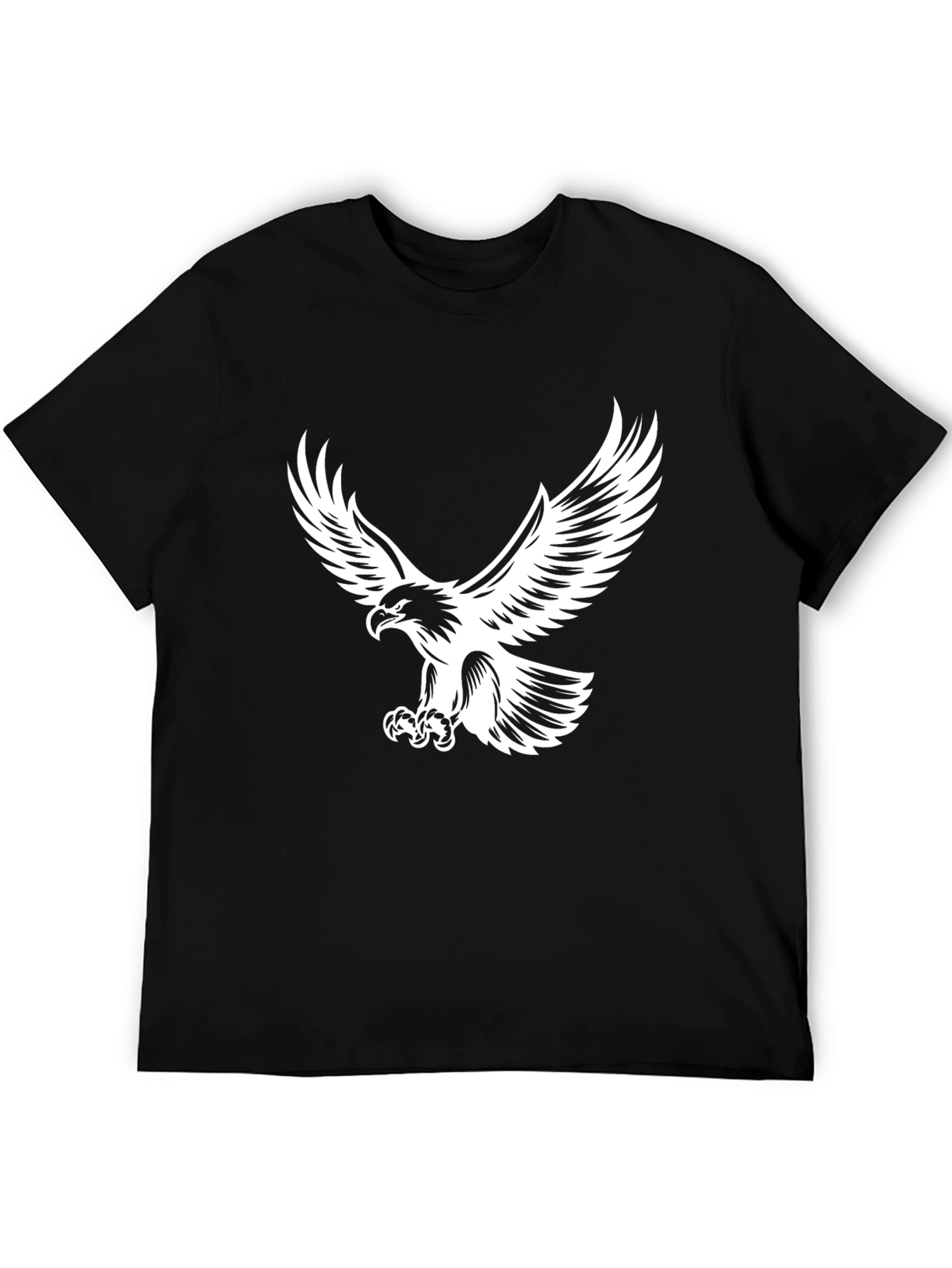 Black Black Eagle Graphic T-Shirt - Bold Style view 5