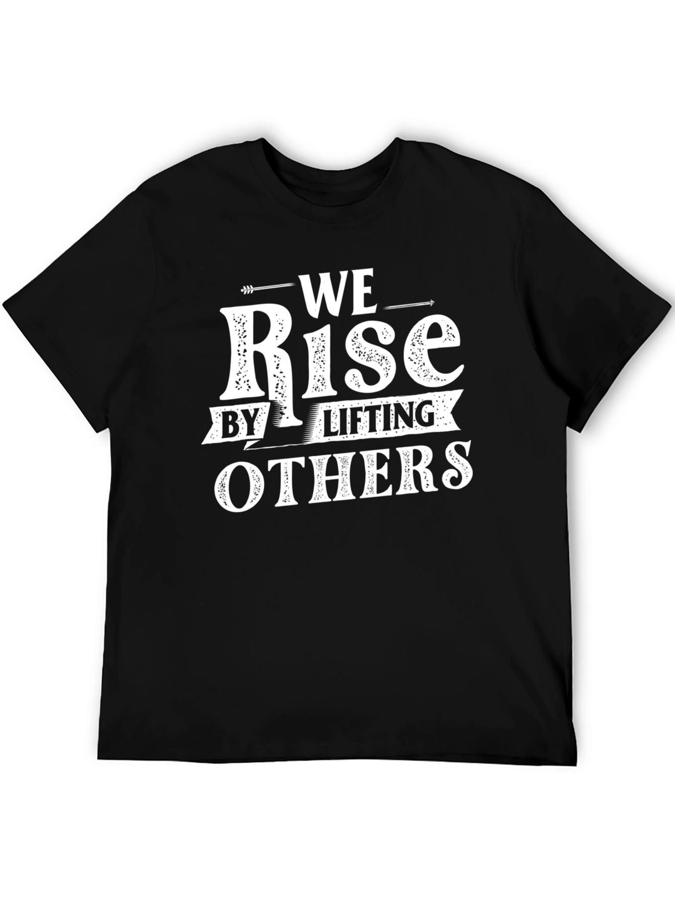Black We Rise by Lifting Others T-Shirt - Black view 5
