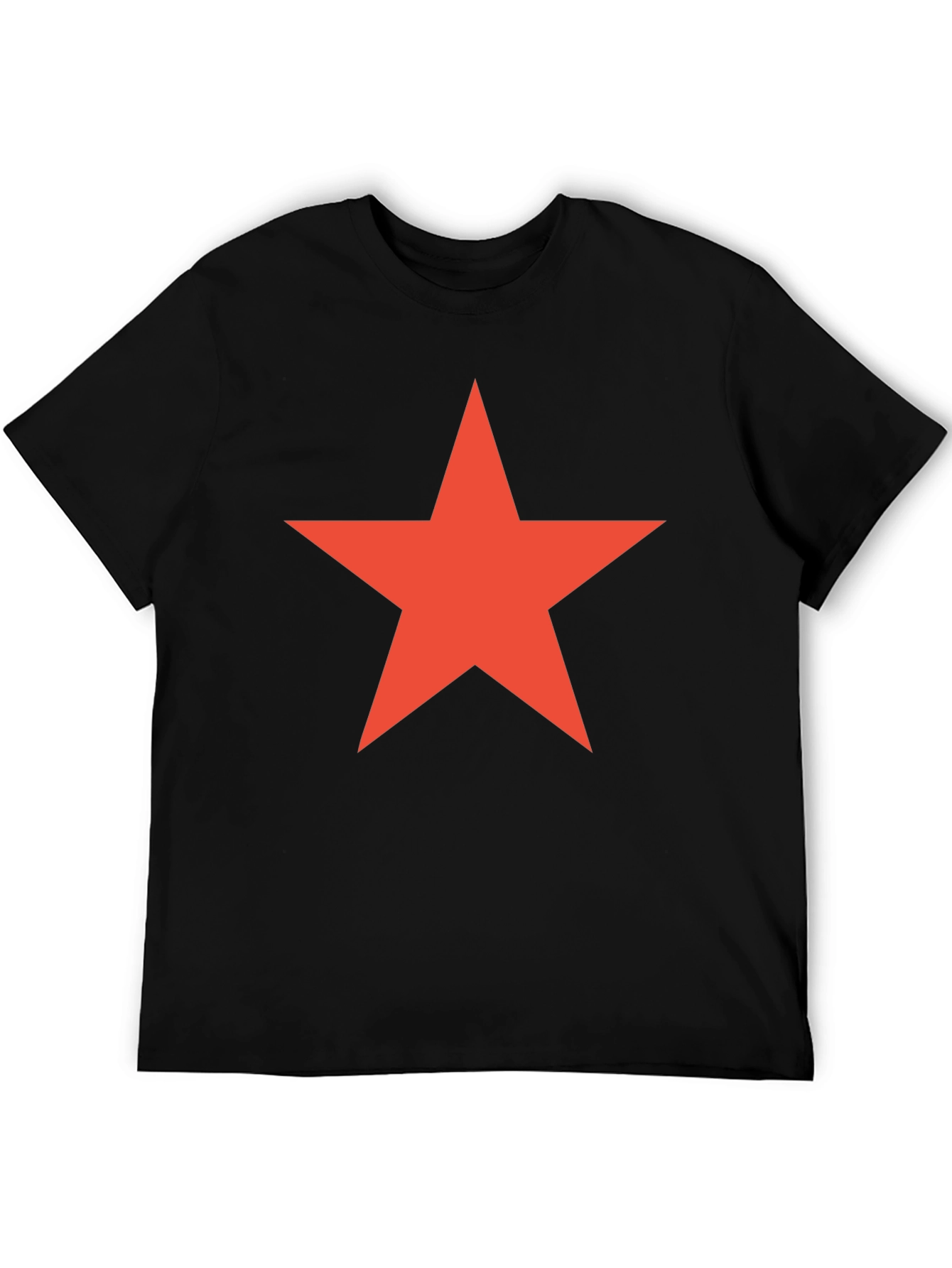 Black Red Star Graphic Tee - Classic Cool view 5