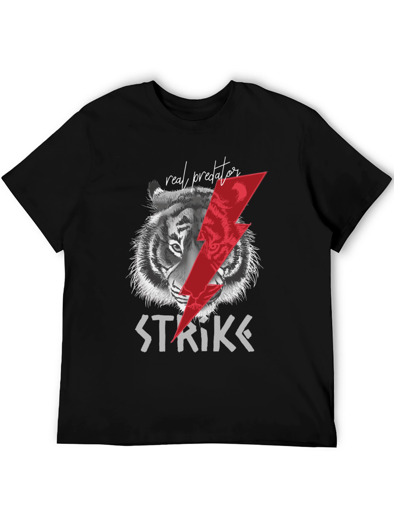 Black Strike Predator Graphic T-Shirt view 5