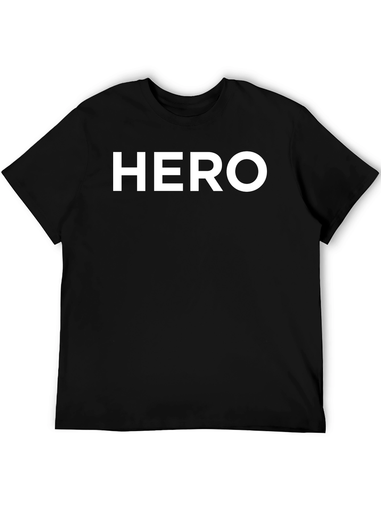 Black HERO Graphic Print Black T-Shirt view 5