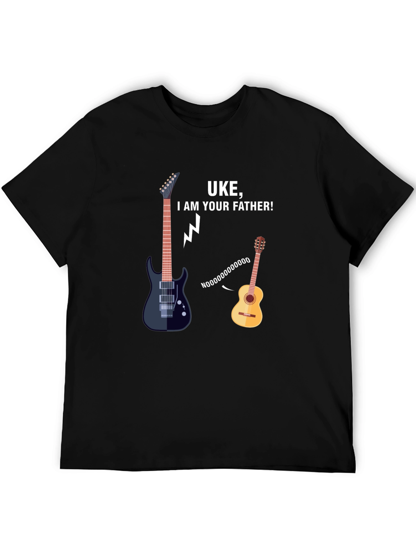 Black Uke I am Your Father T-Shirt view 5