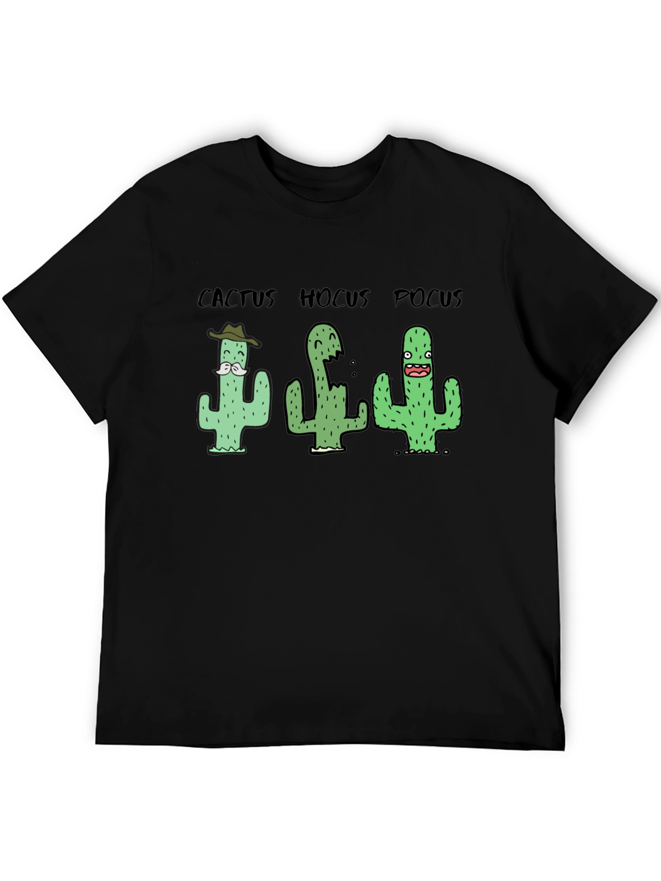 Black Cactus Hocus Pocus Black T-Shirt view 5