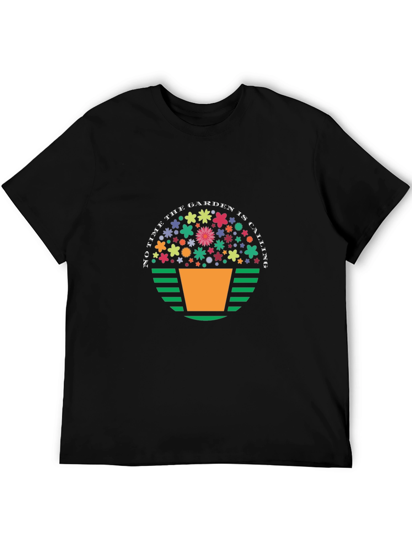 Black Gardener's Calling Black T-Shirt view 5