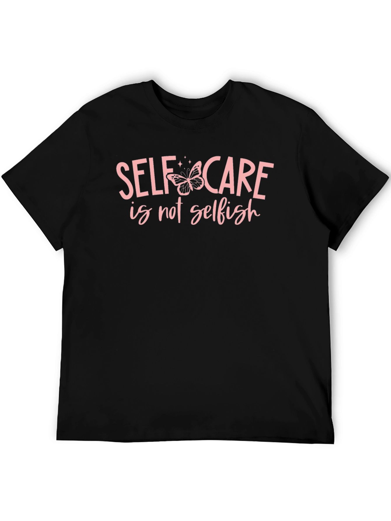Black Self Care Is Not Selfish T-Shirt view 5