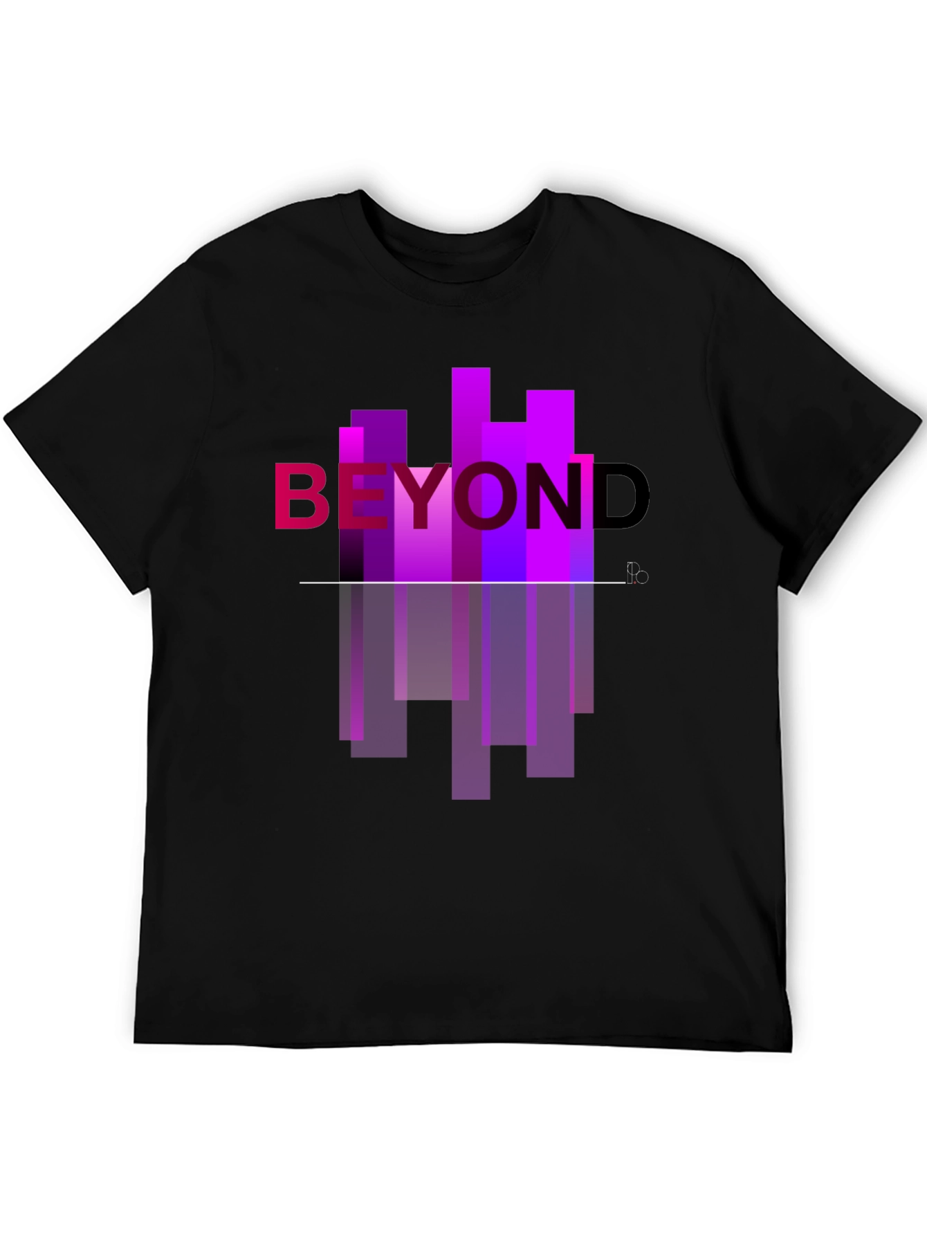 Black Beyond Graphic Tee - Modern Urban Style view 5