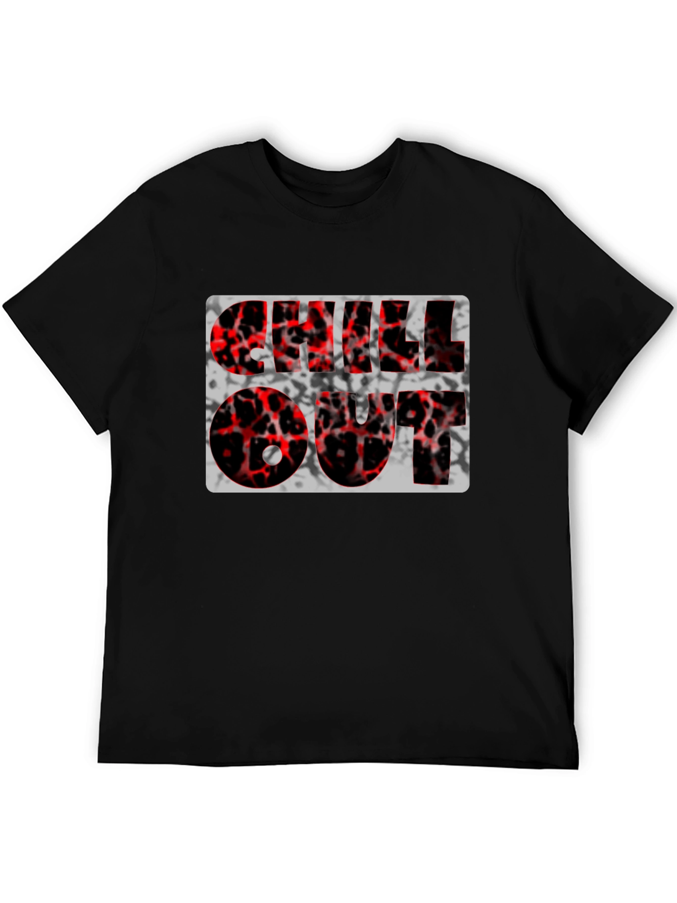 Black Chill Out Graphic Tee - Black Casual Shirt view 5