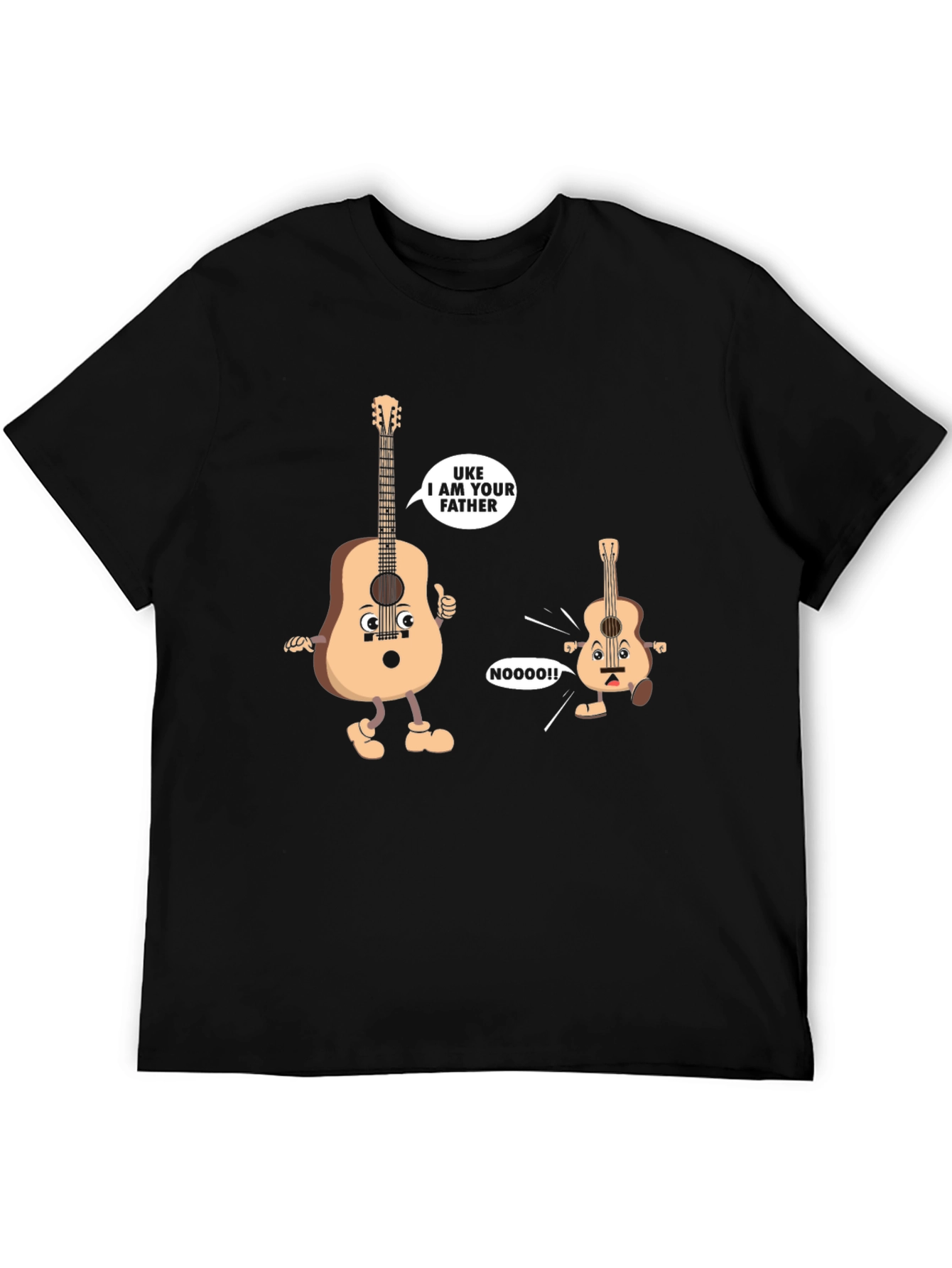 Black Uke I Am Your Father T-Shirt view 5