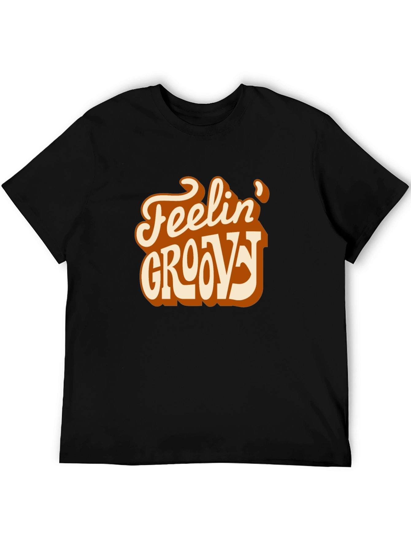 Black Feelin' Groovy Graphic T-Shirt - Retro Style view 5