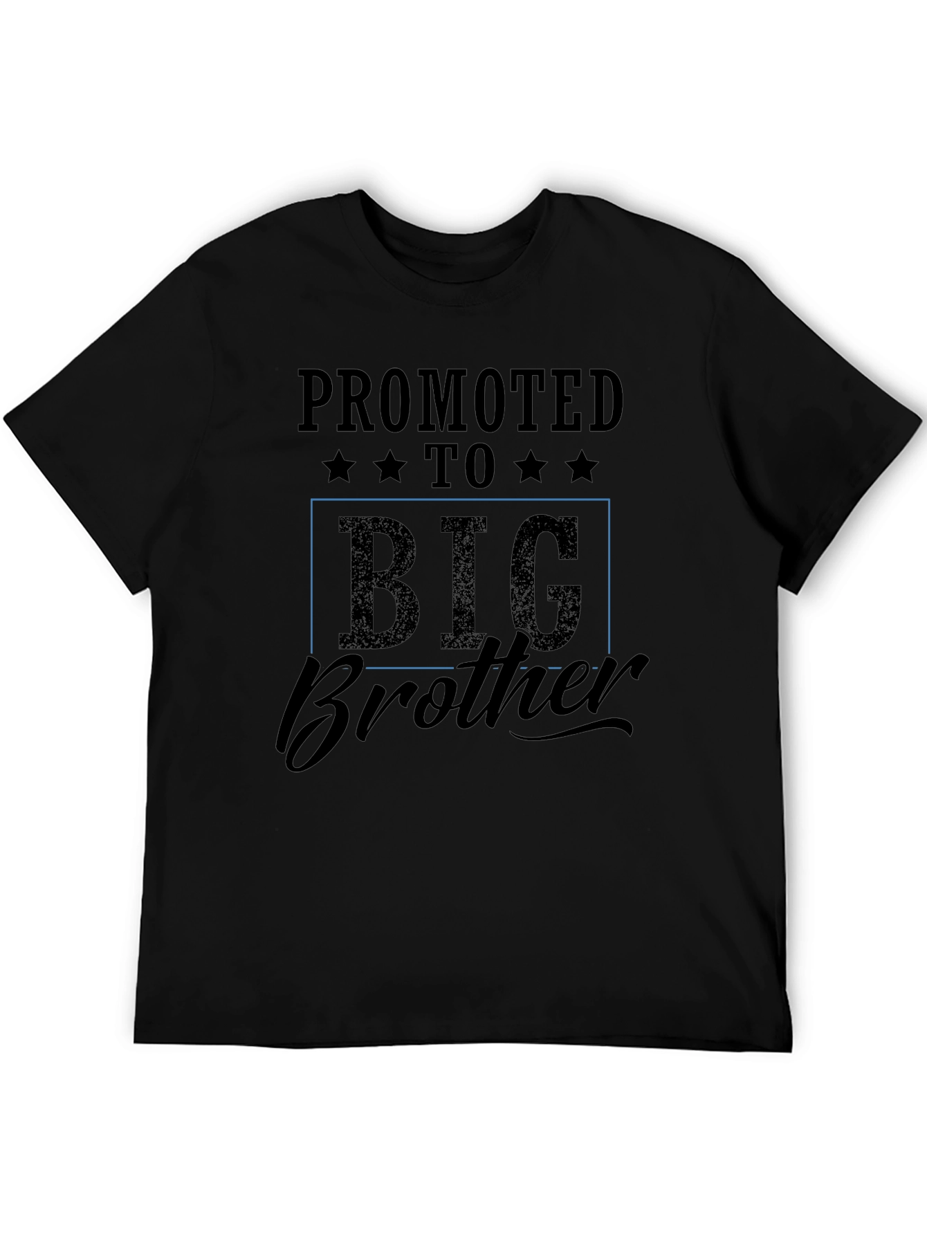 Black Promoted to Big Brother Black T-Shirt view 5