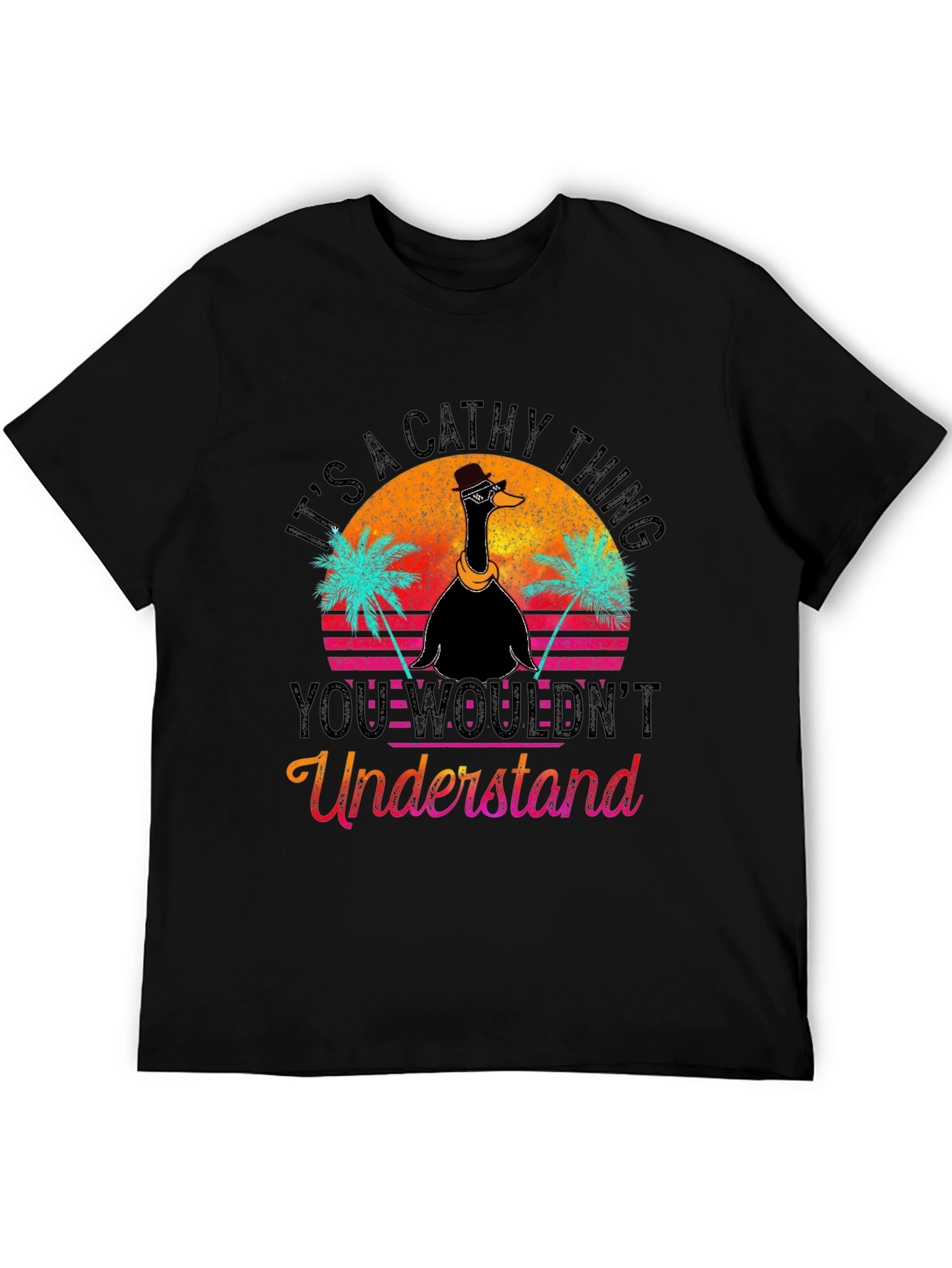 Black It's A Cathy Thing T-Shirt view 5