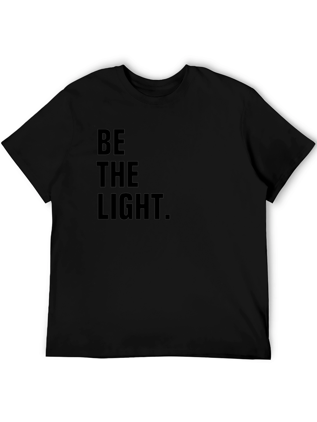 Black Be The Light Graphic T-Shirt - Black view 5