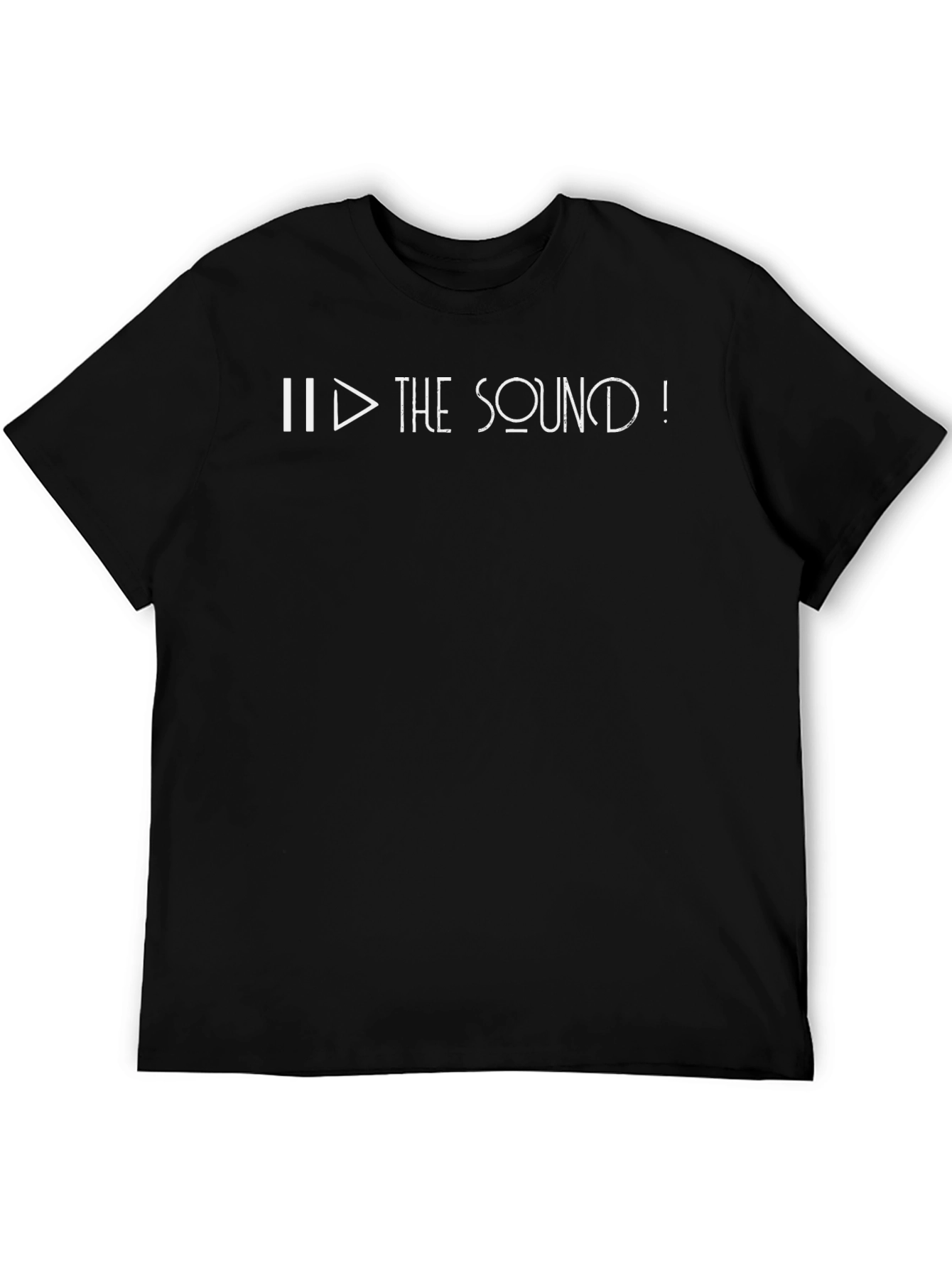 Black The Sound Graphic T-Shirt view 5