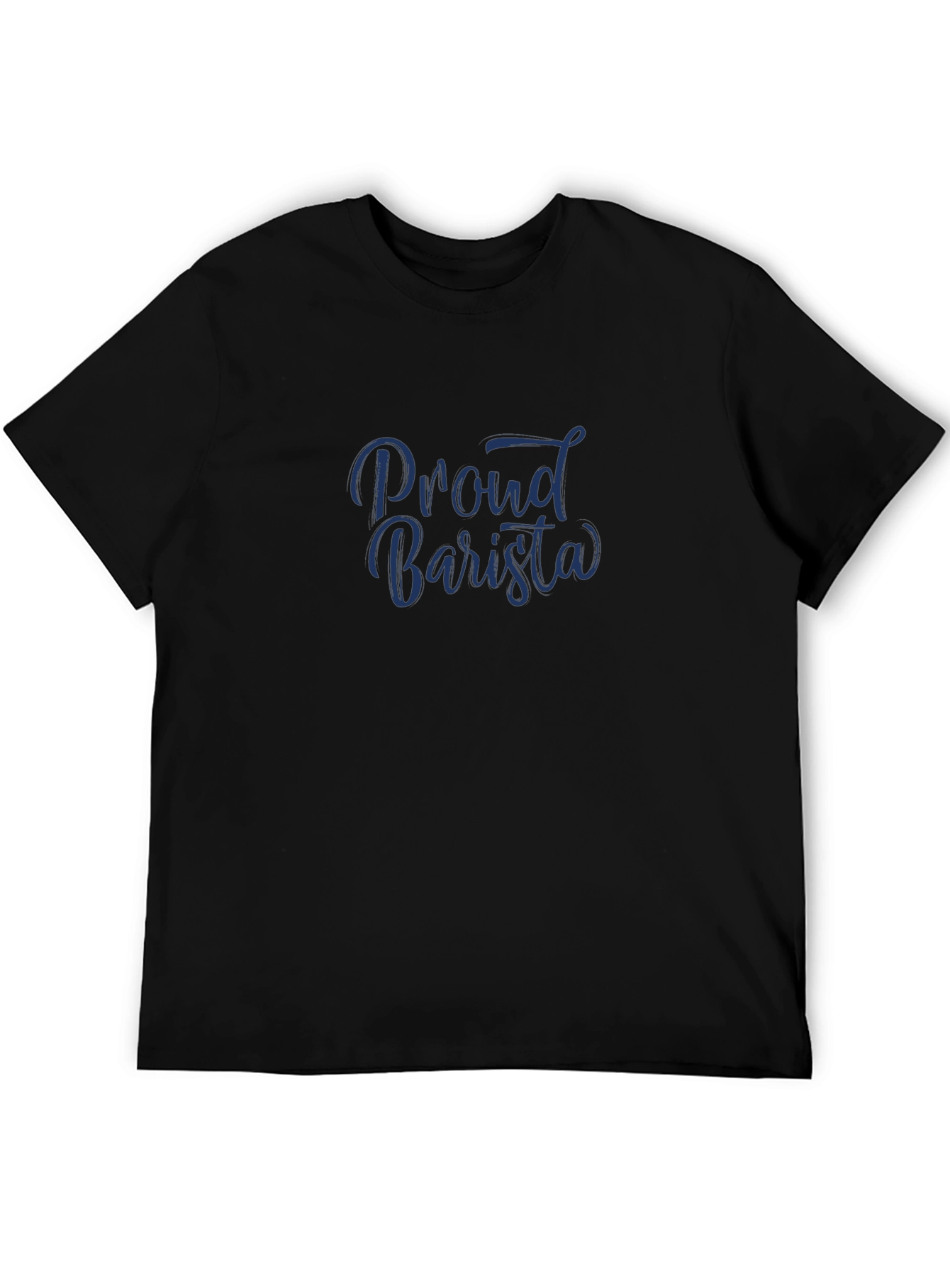 Black Proud Barista Black T-Shirt view 5