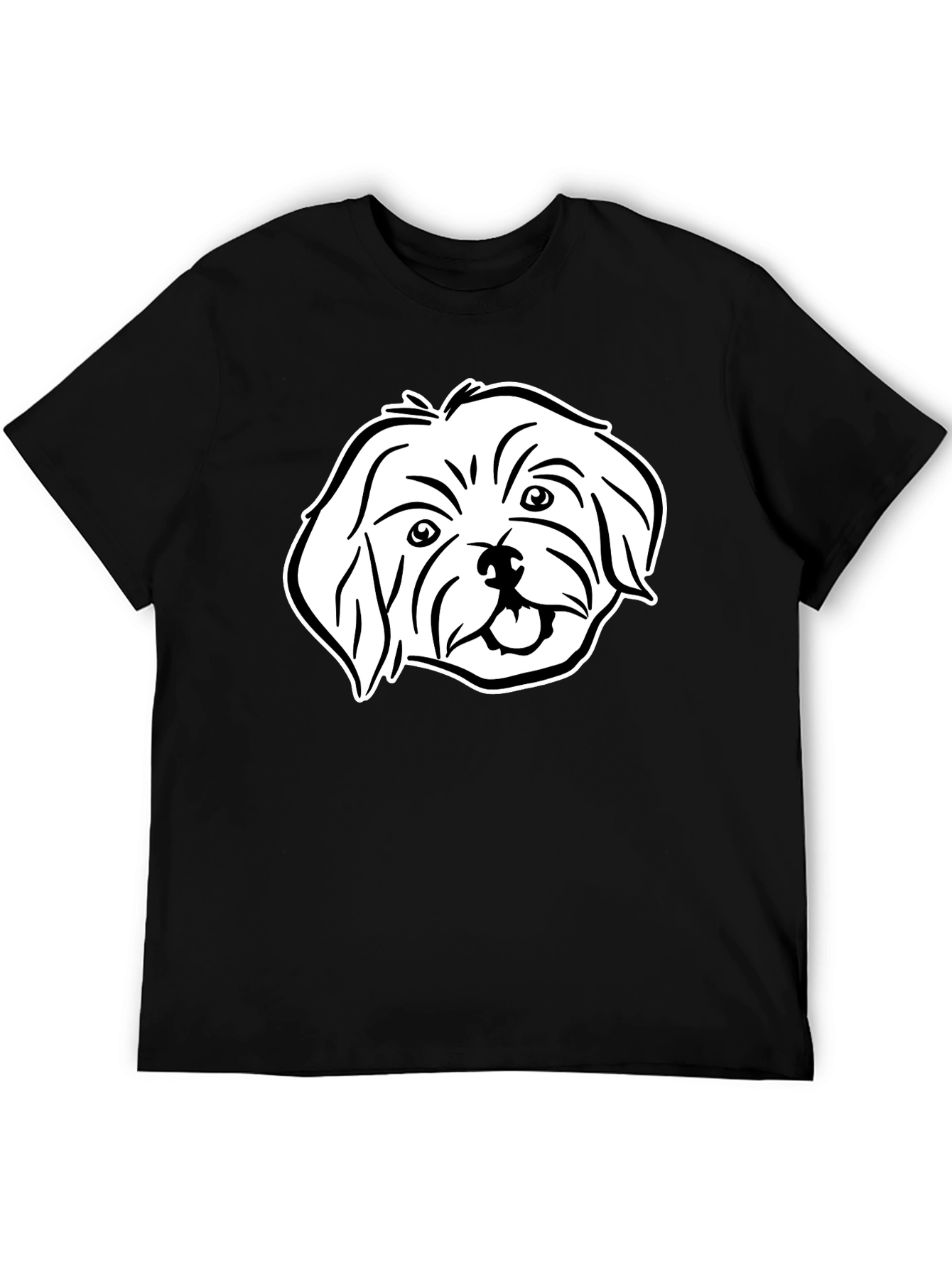 Black Dog Graphic Black T-Shirt view 5