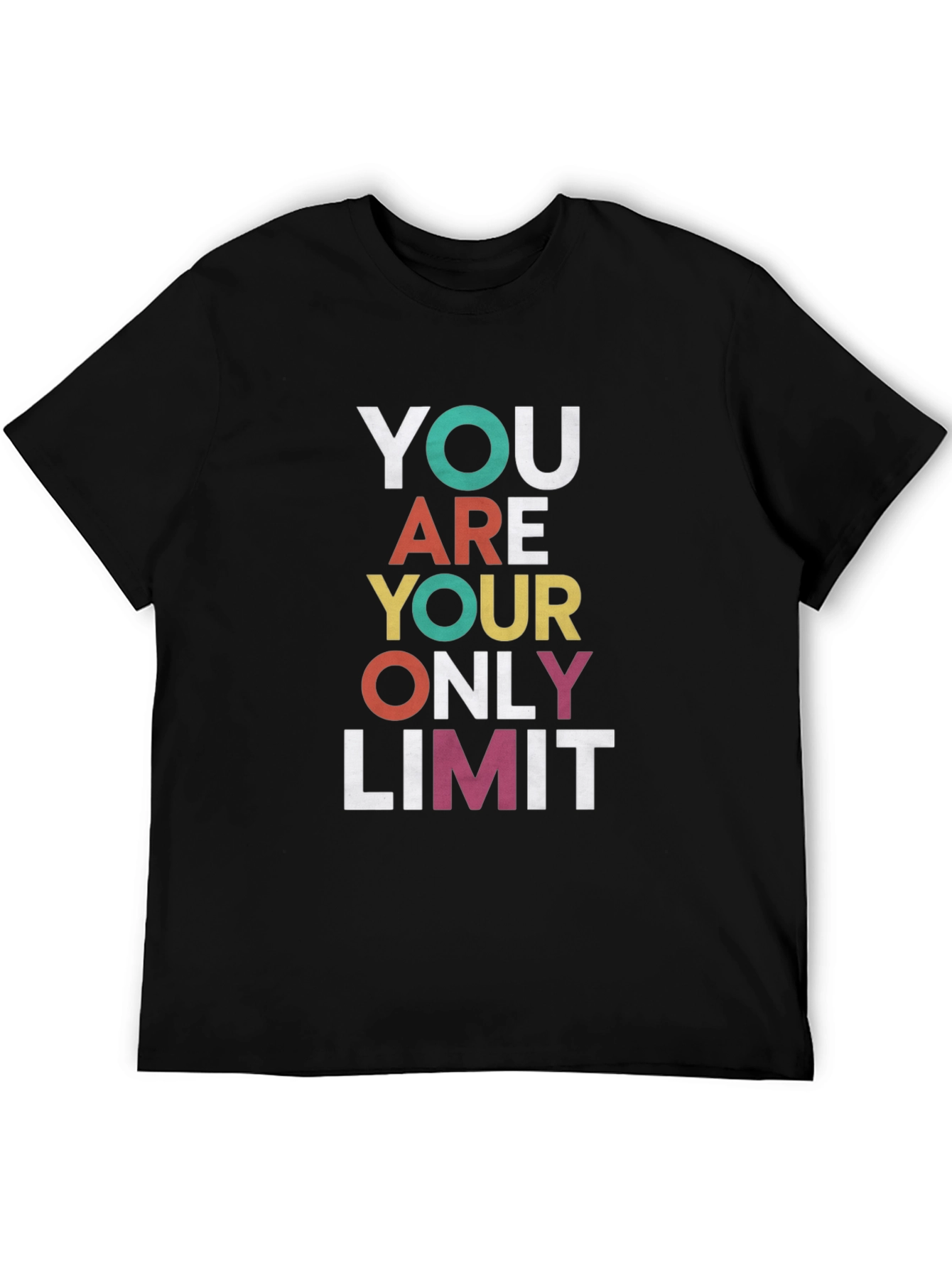 Motivational Graphic Tee - You Are Your Only Limit - 5