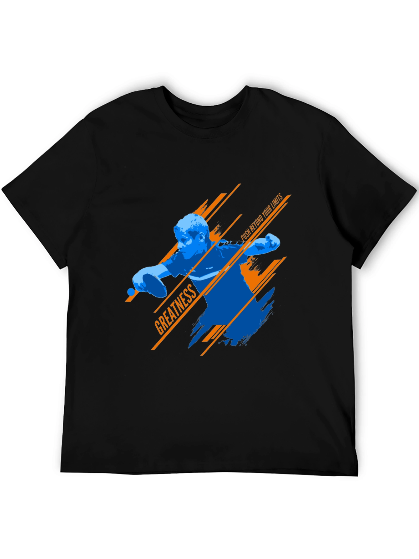 Black Greatness Tee: Push Beyond Your Limits view 5