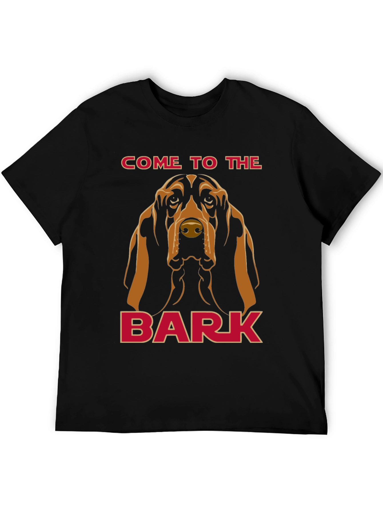 Black Come to the Bark Dog T-Shirt view 5