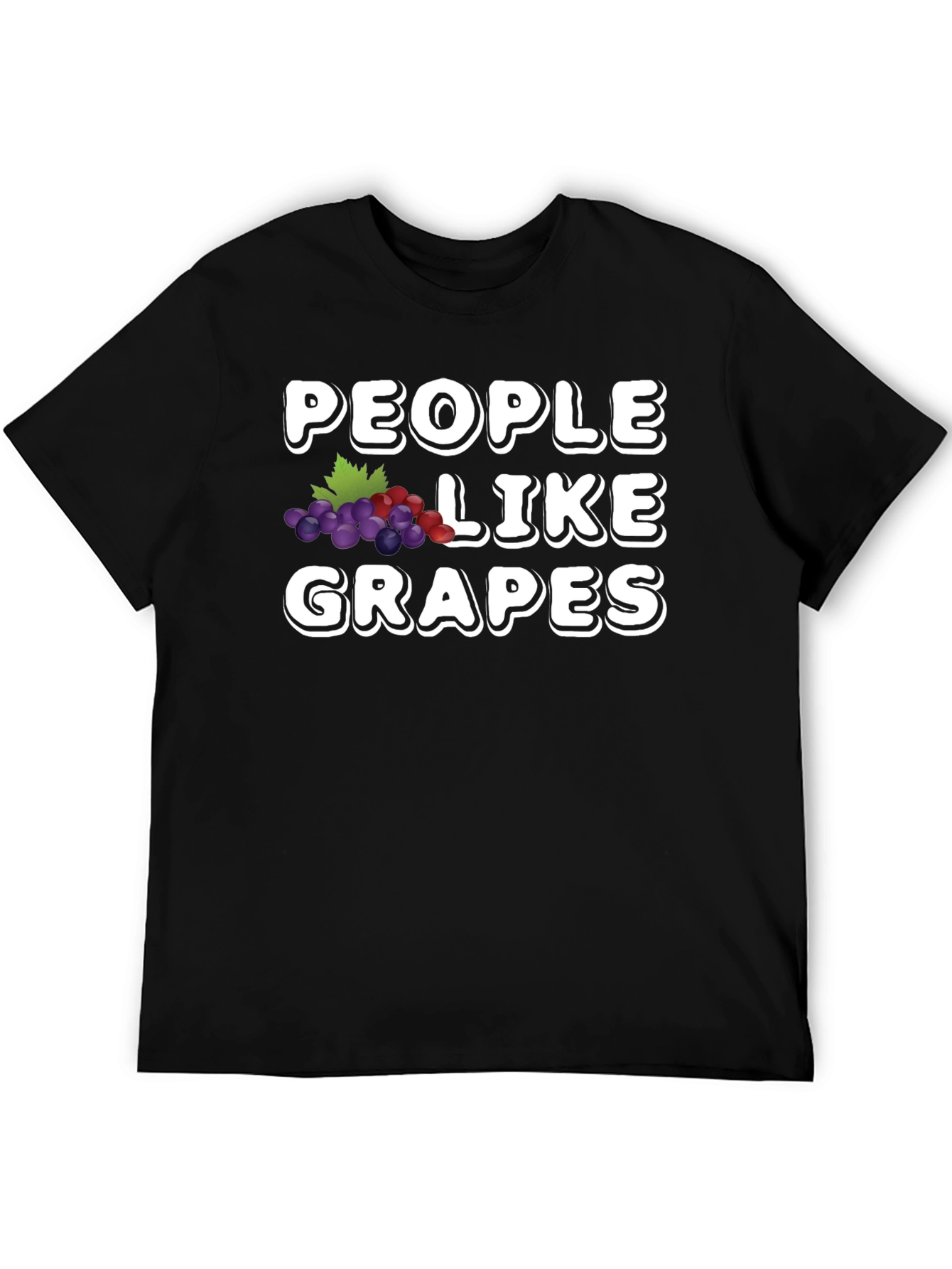 Black People Like Grapes Graphic T-Shirt view 5
