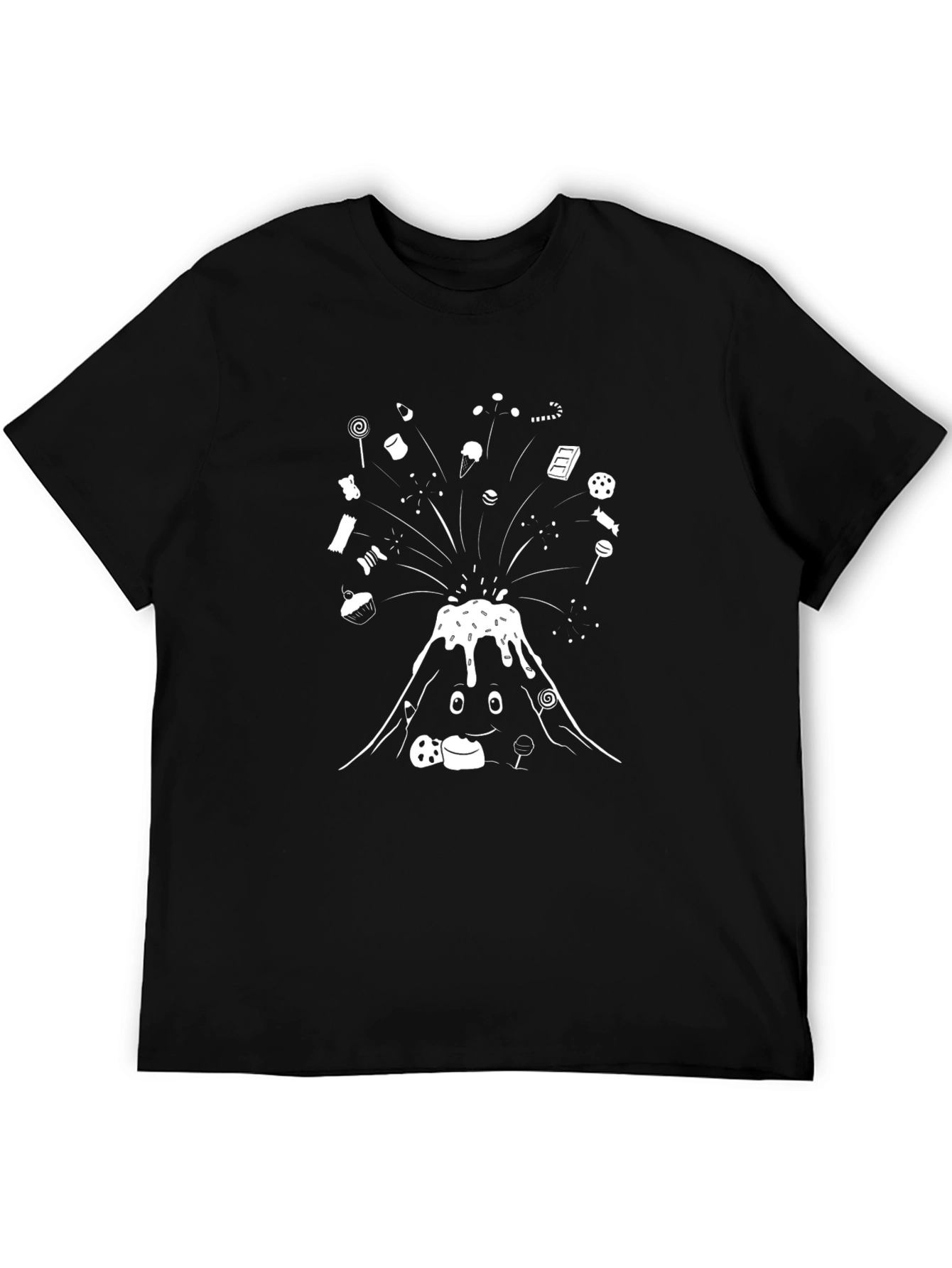 Black Candy Volcano T-Shirt - Sweet Tooth Style view 5