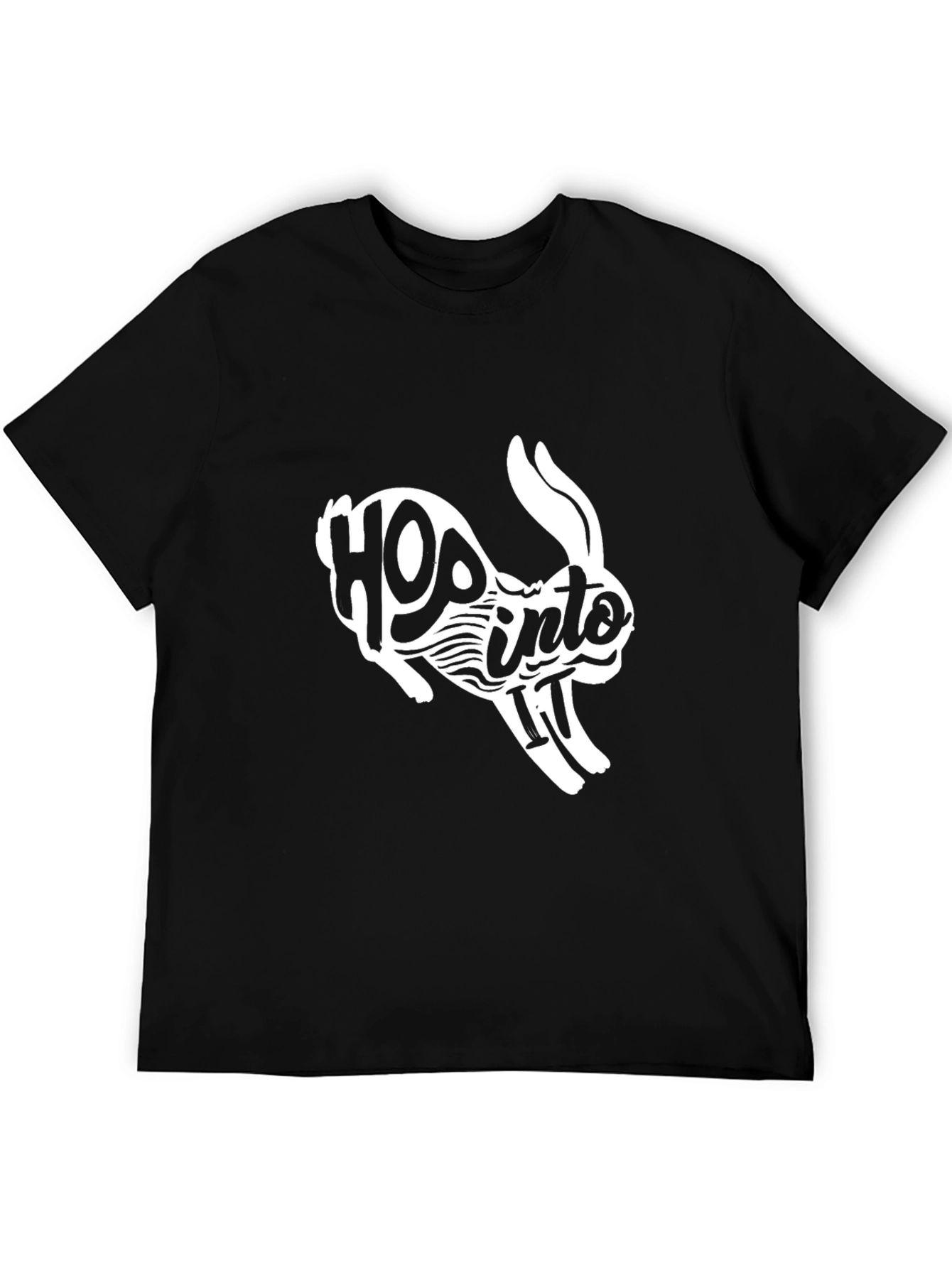 Black Hop Into It Graphic Tee view 5