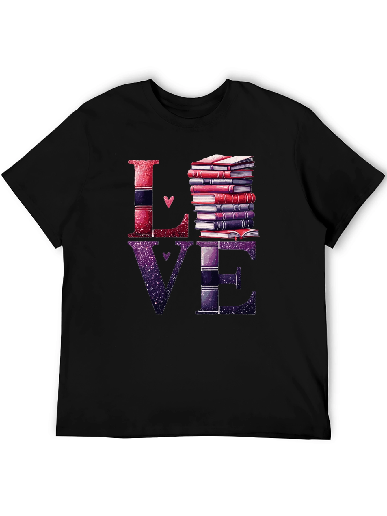Black Love Books Graphic T-Shirt - Reader's Delight view 5