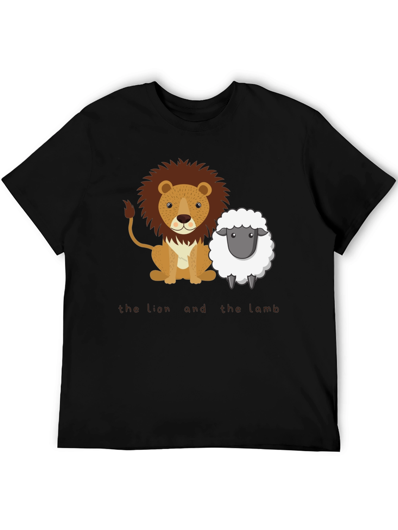 Black Lion and Lamb Graphic Tee view 5