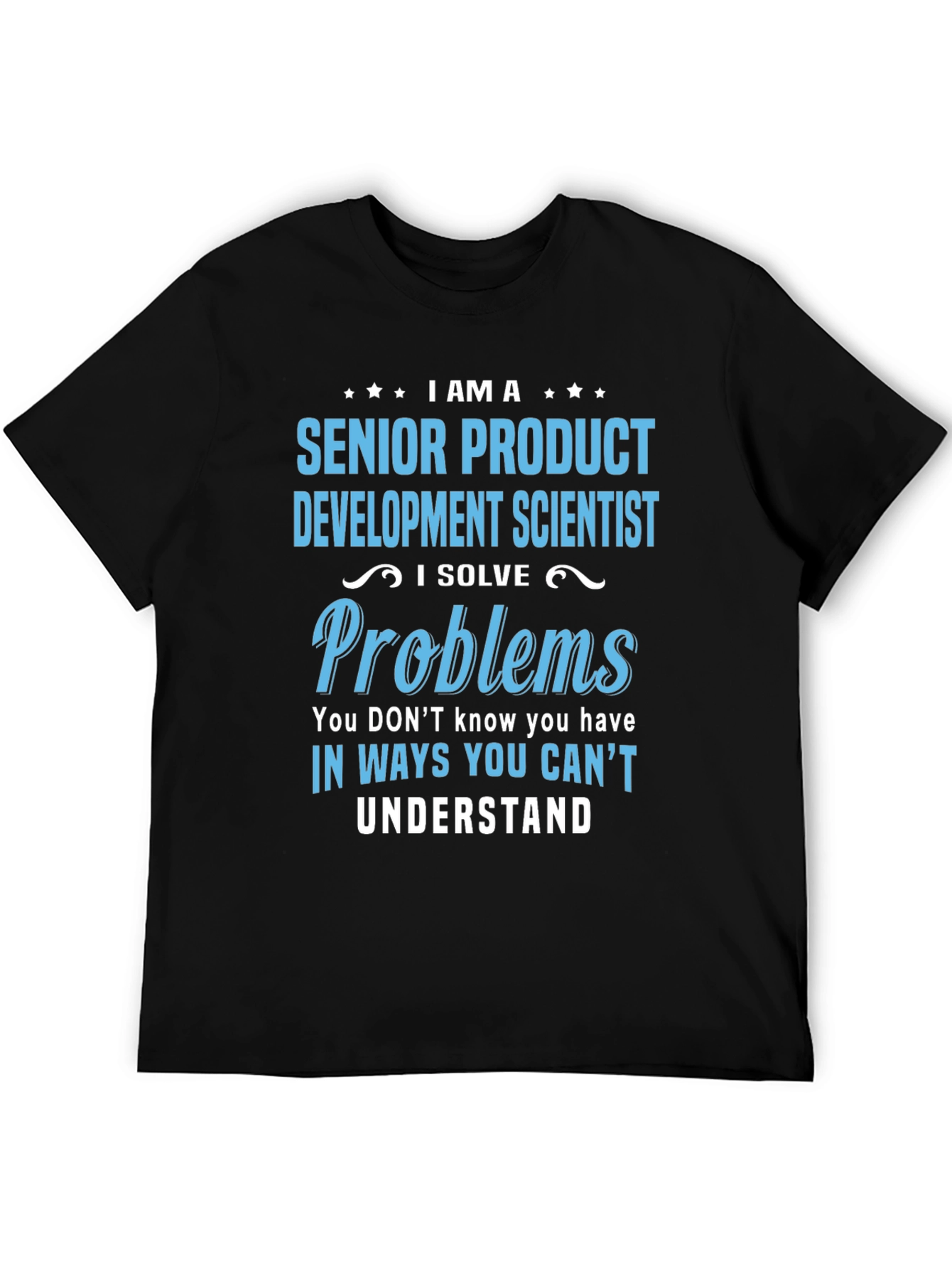 Black Senior Product Development Scientist T-Shirt view 5