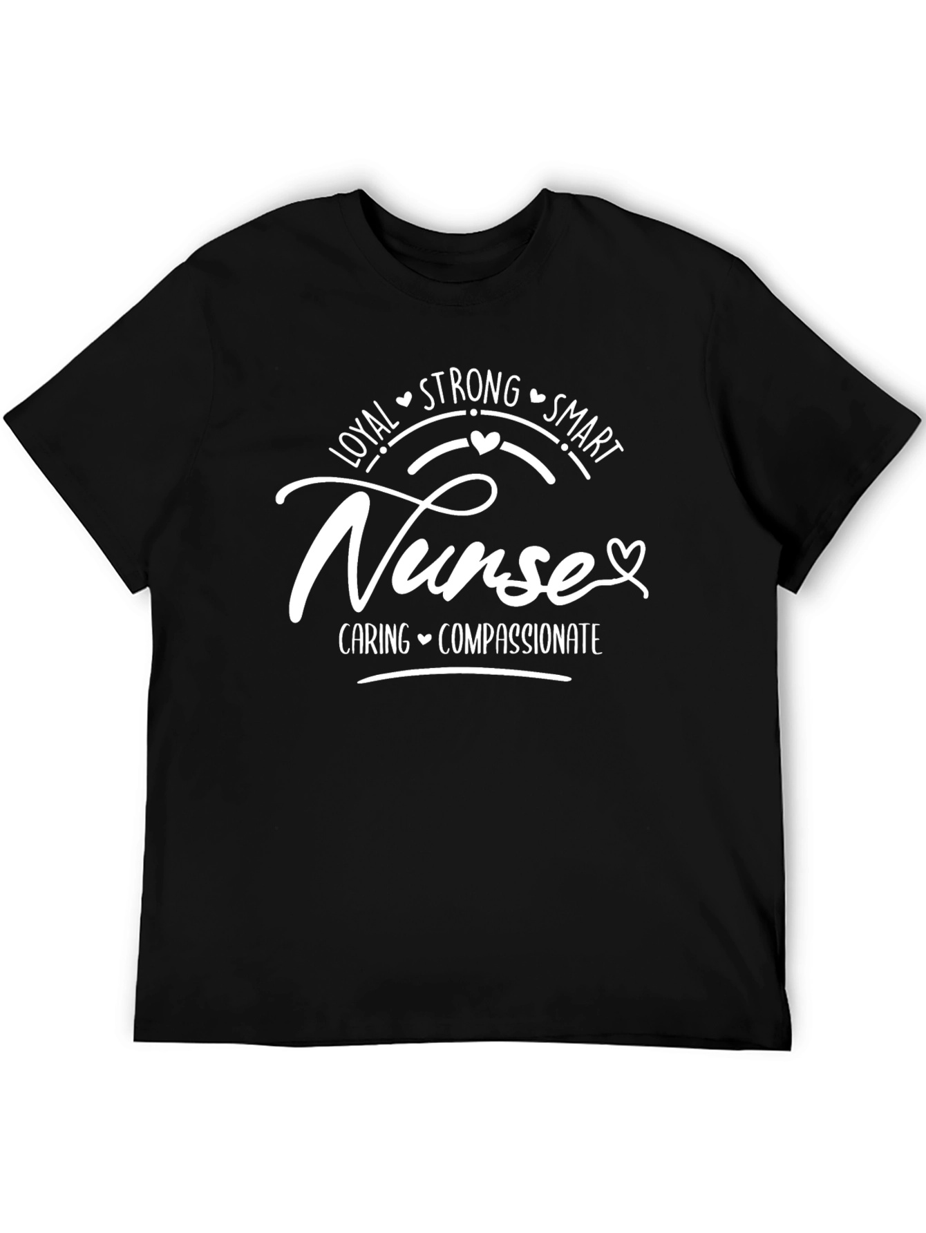 Black Nurse: Loyal, Strong, Smart T-Shirt view 5
