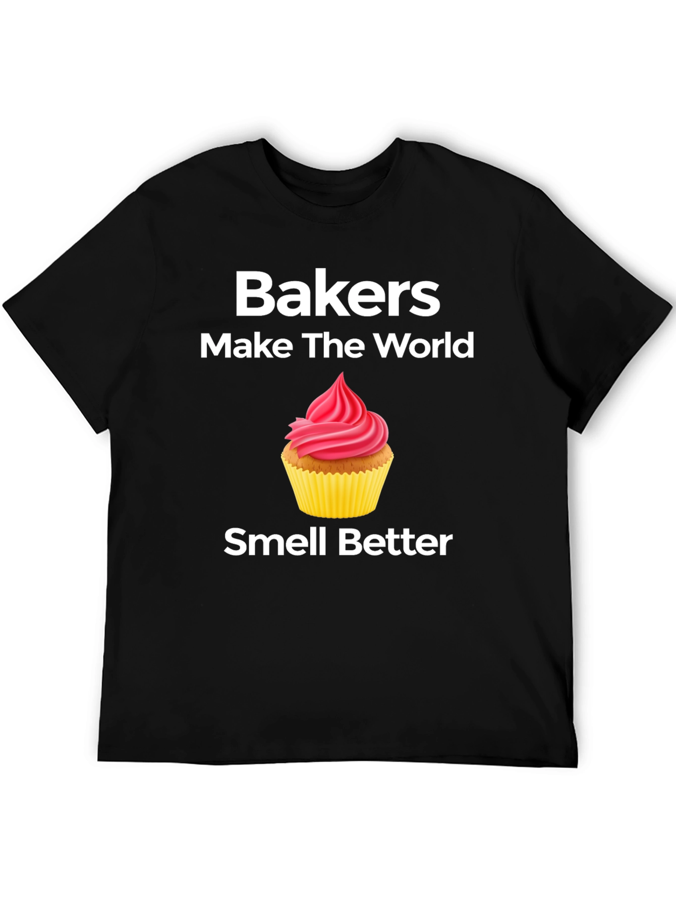 Black Baker's Make the World Smell Better T-Shirt view 5